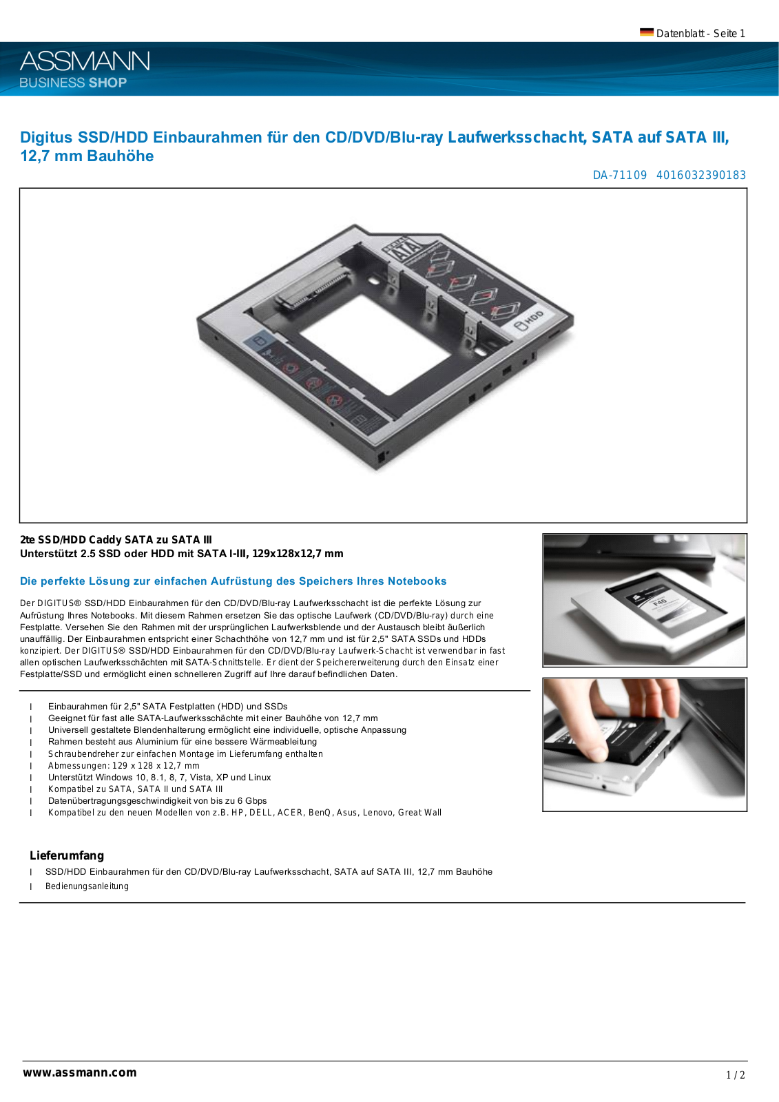 Digitus DA-71109 User Manual