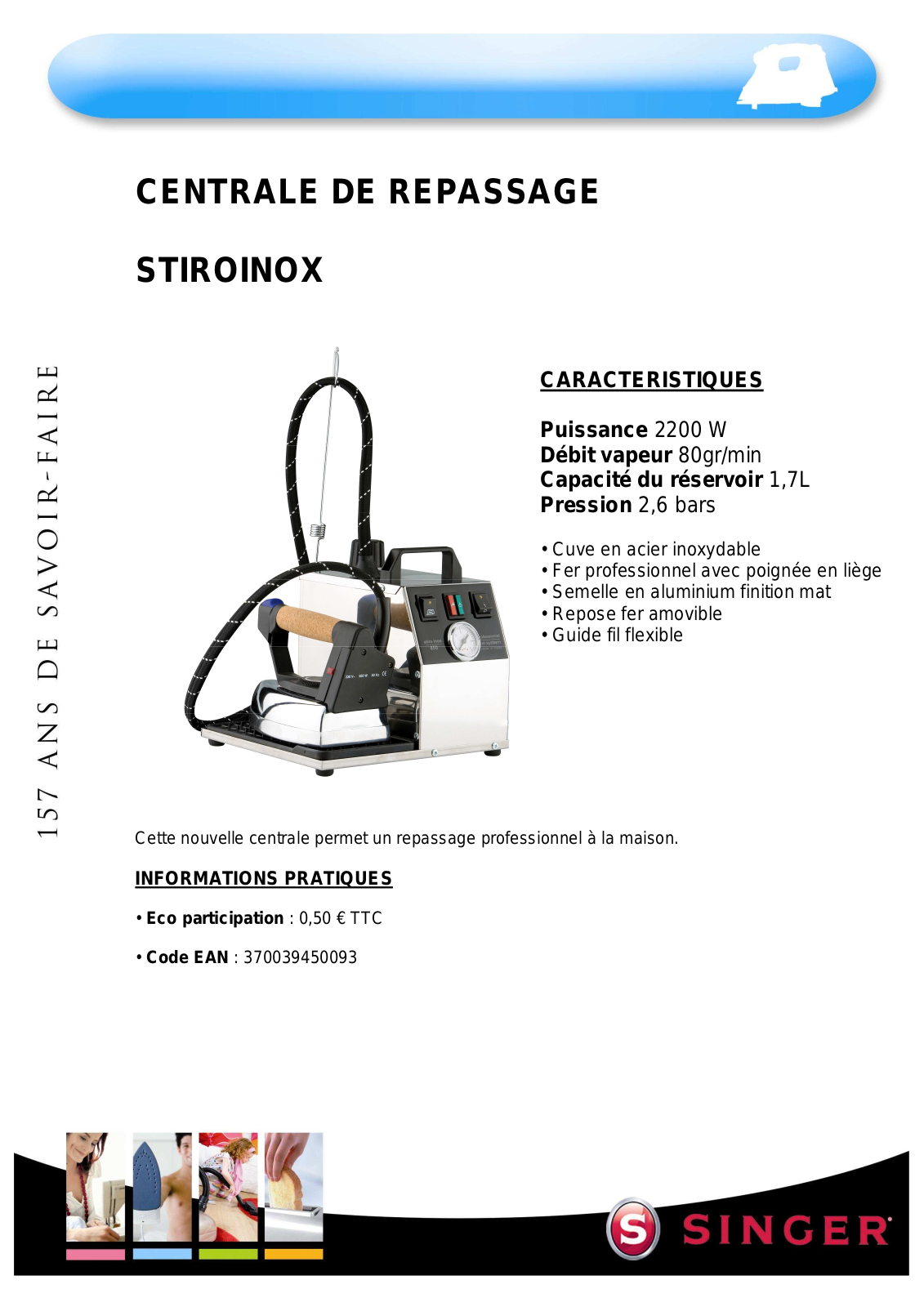 Singer STIROINOX User Manual