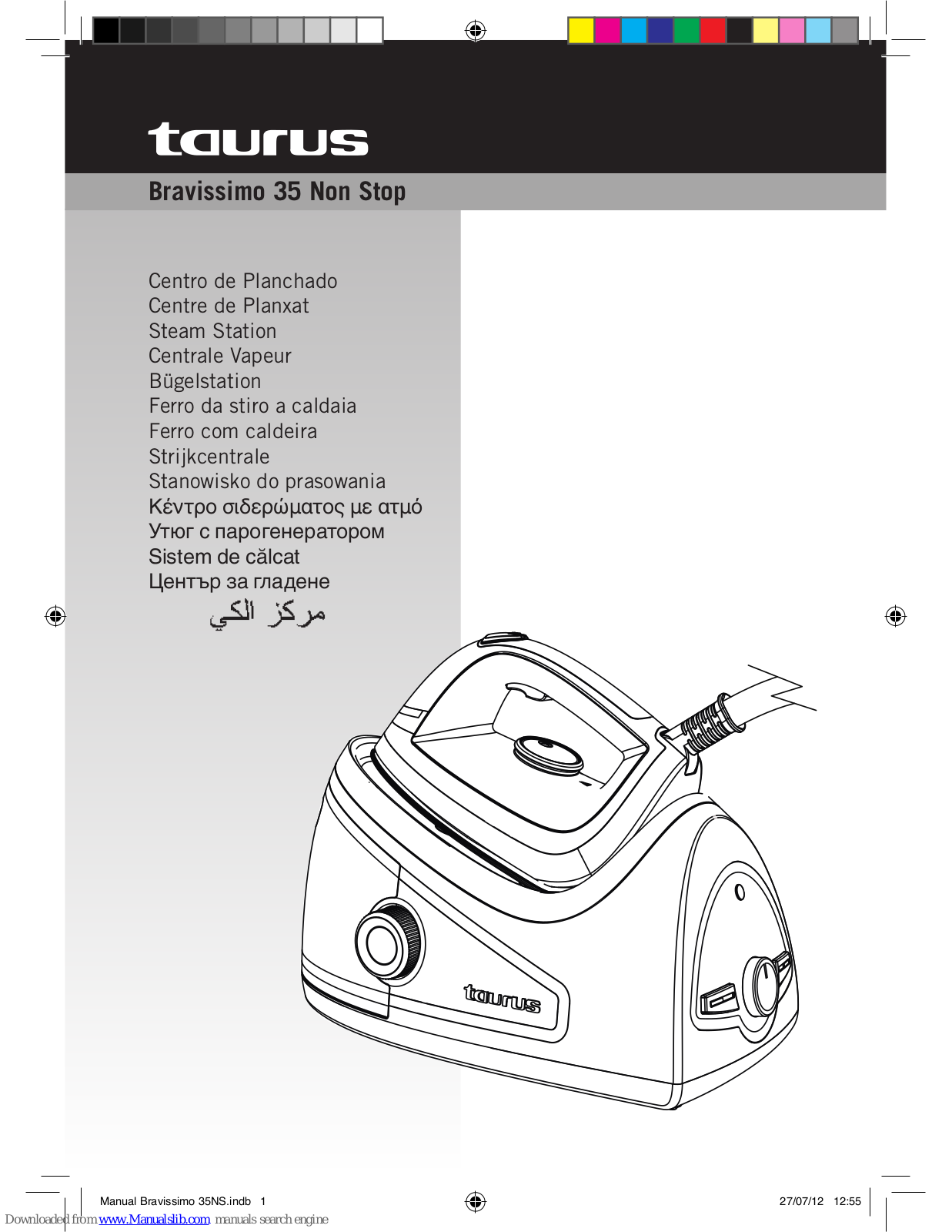 Taurus Bravissimo 35 Non Stop User Manual