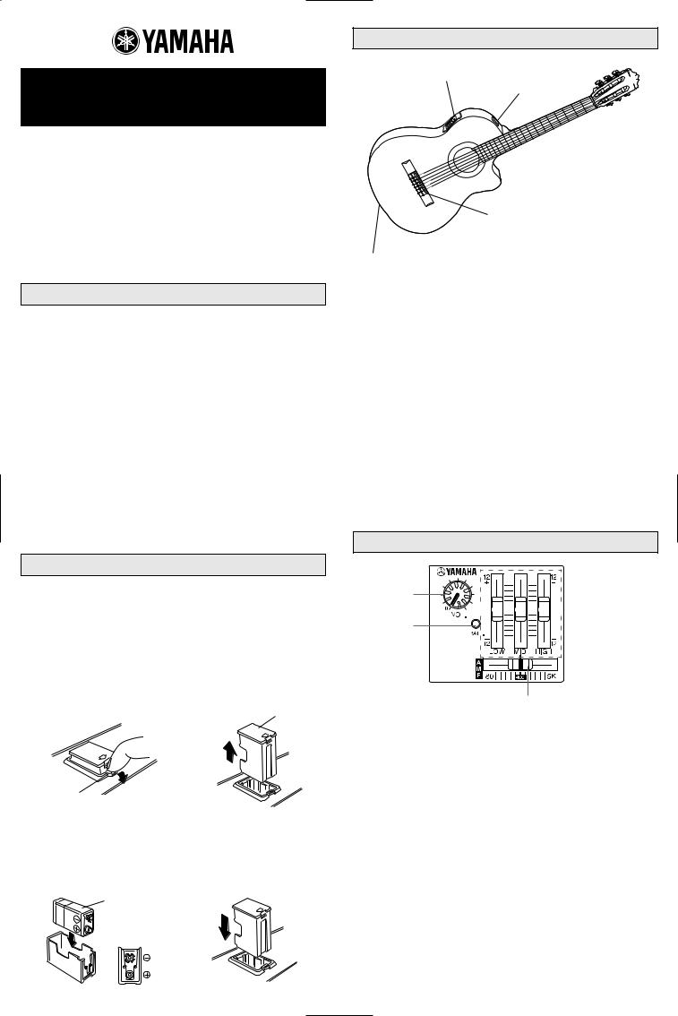 Yamaha CGX101A, CGX111SCA User Manual