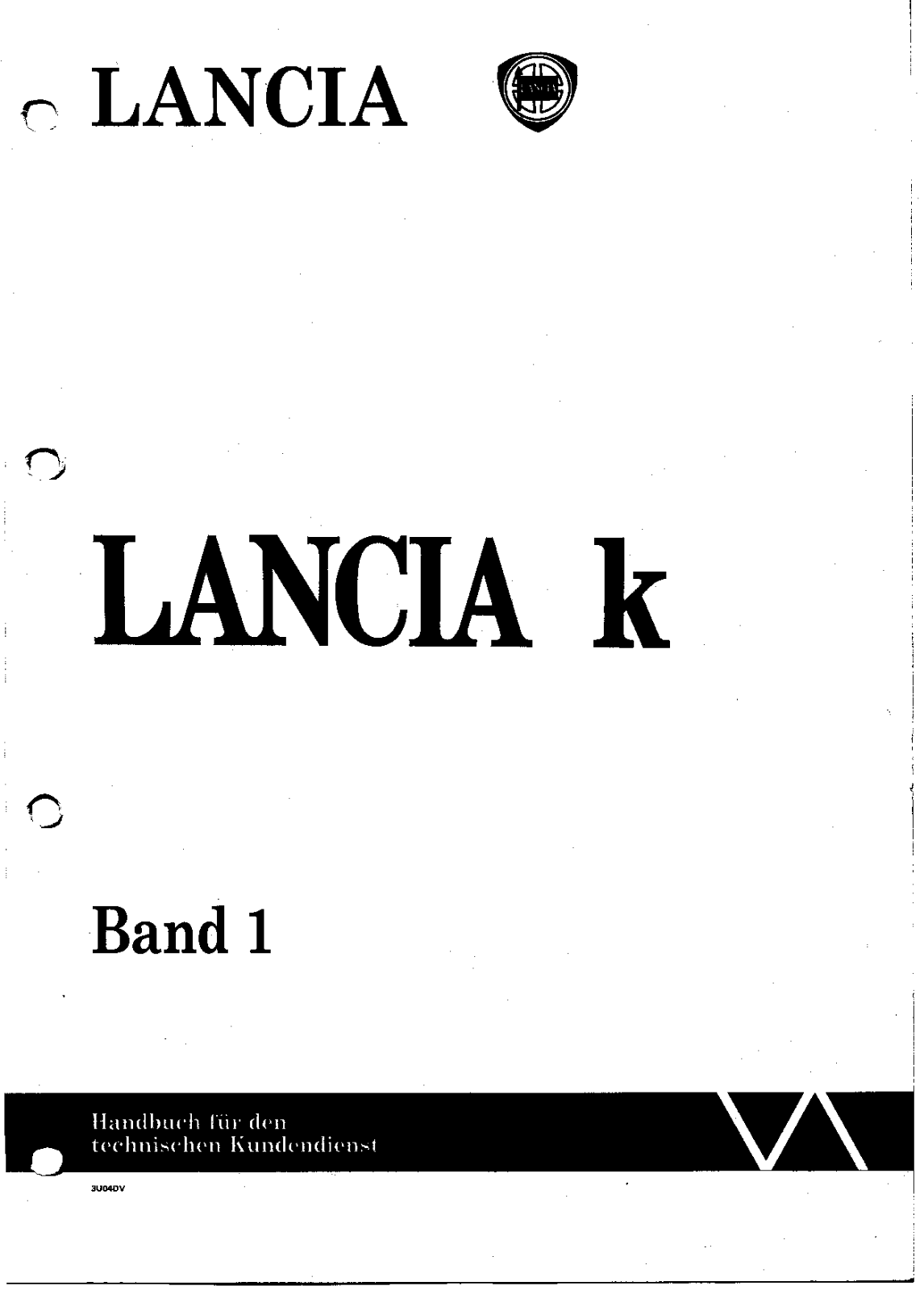Lancia Kappa User Manual