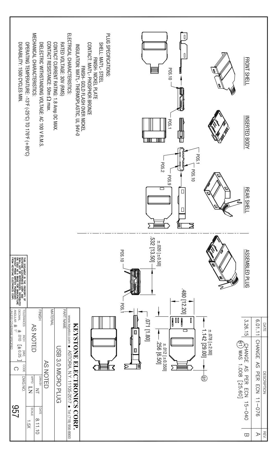 Datasheet 957 Specification - ManualMachine.com