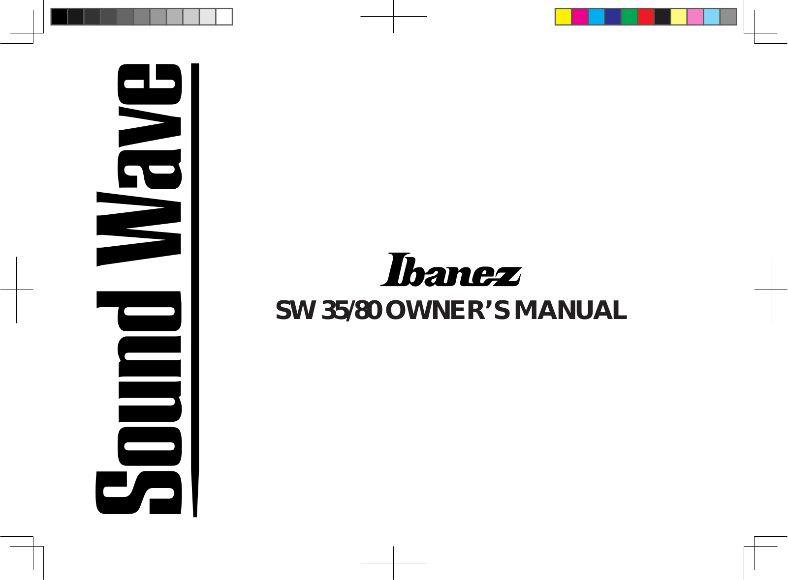 Ibanez SW80 Owner's Manual