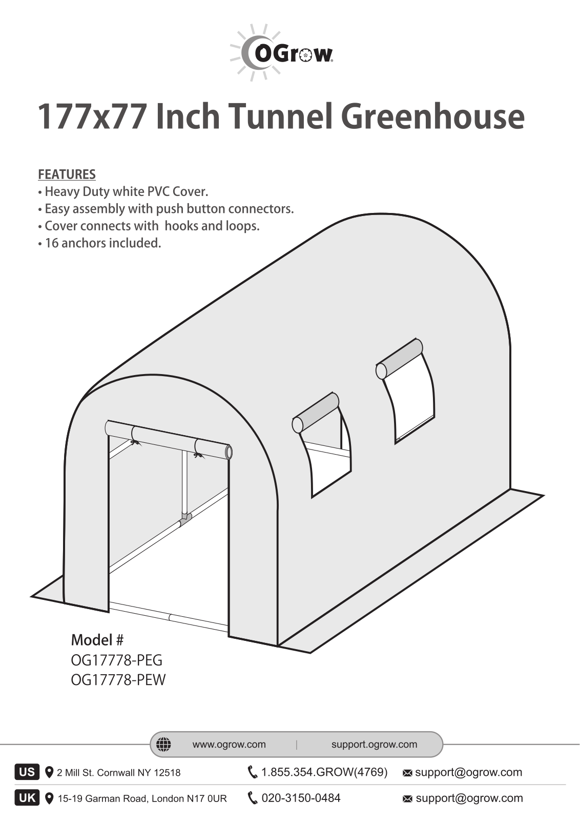 OGrow GRQW1036 Installation & Assembly - ManualMachine.com