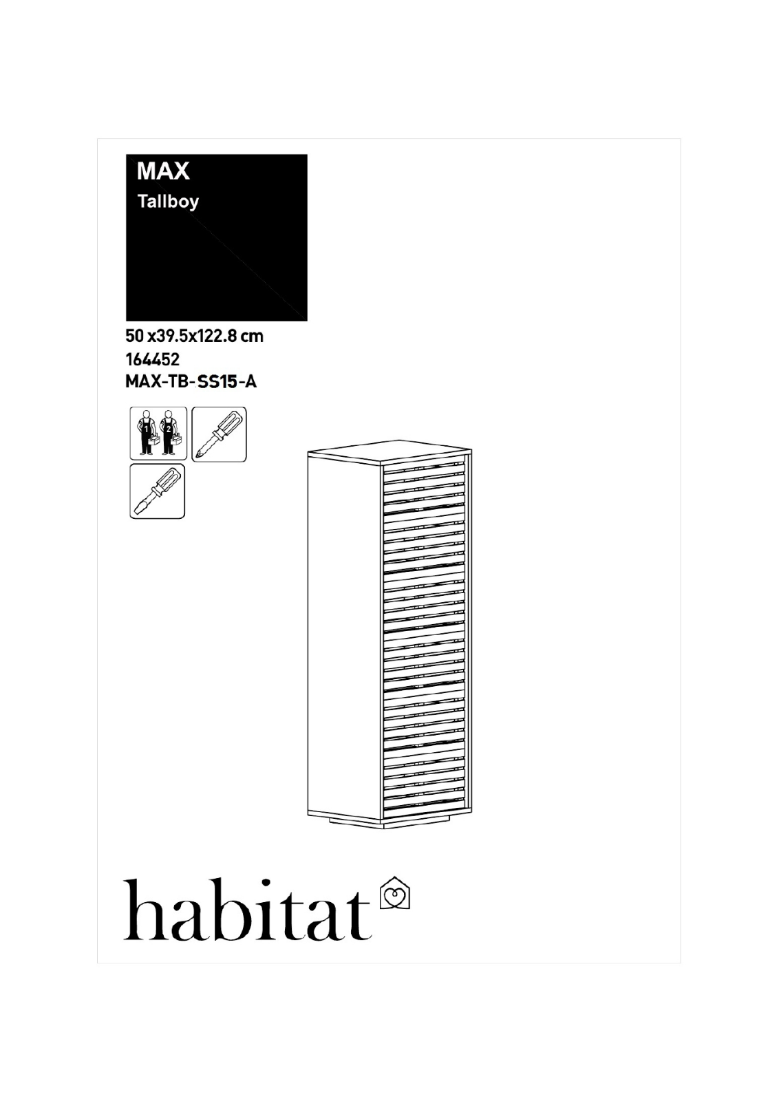 Habitat 164452 Instruction manual