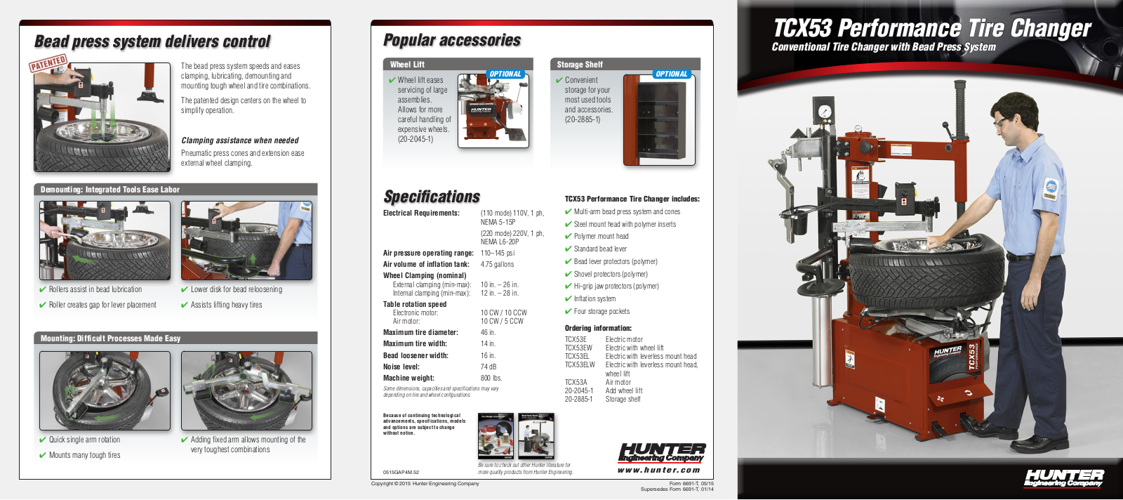 Hunter Engineering TCX53 Brochure