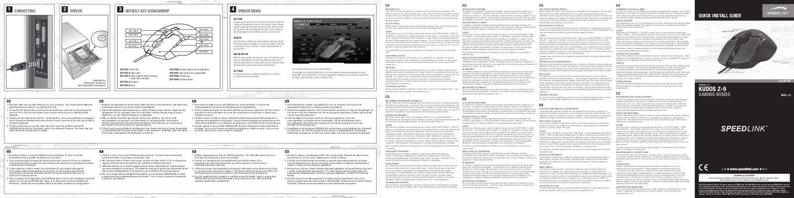 SPEEDLINK SL-6391-RD User Manual