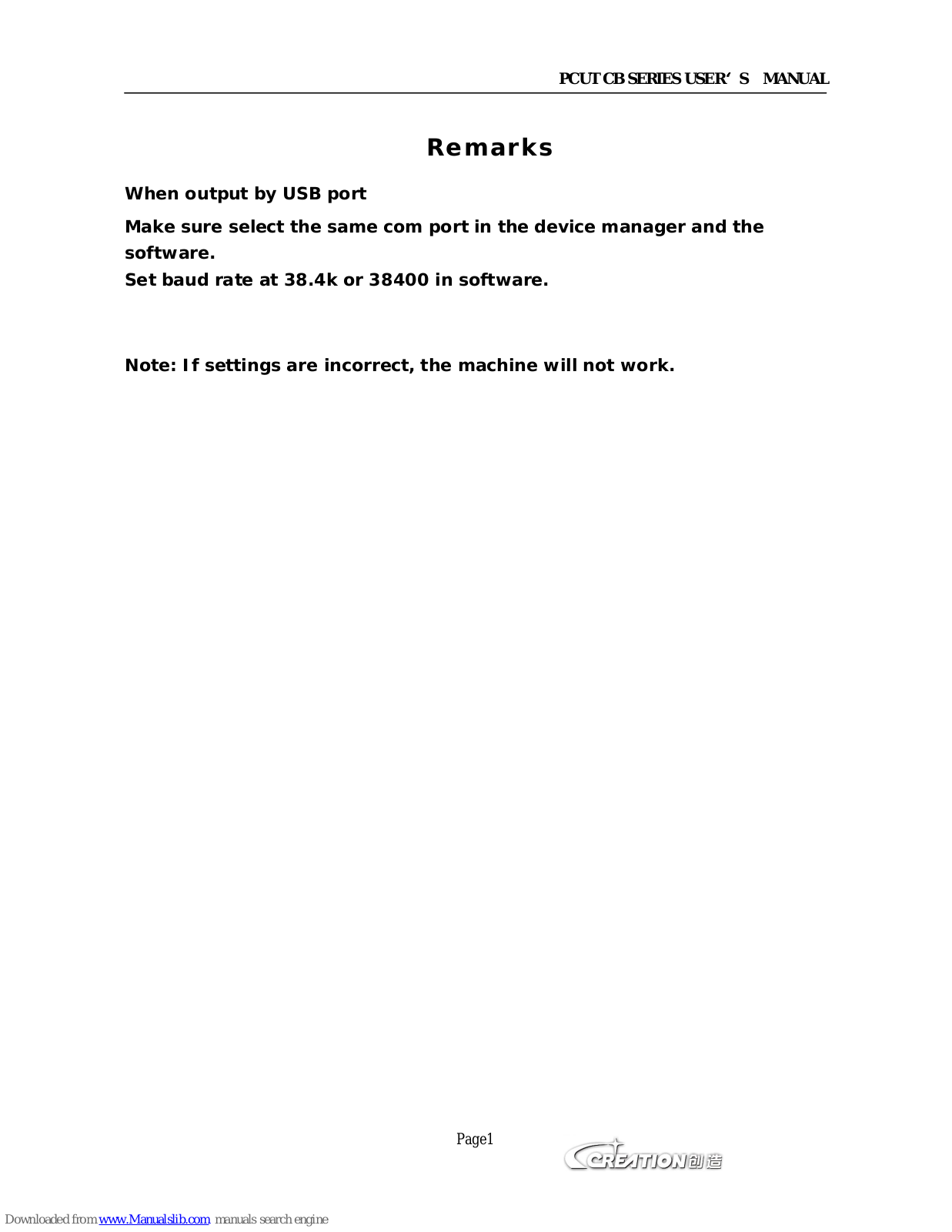 PCUT CB1300, CB730 User Manual - ManualMachine.com