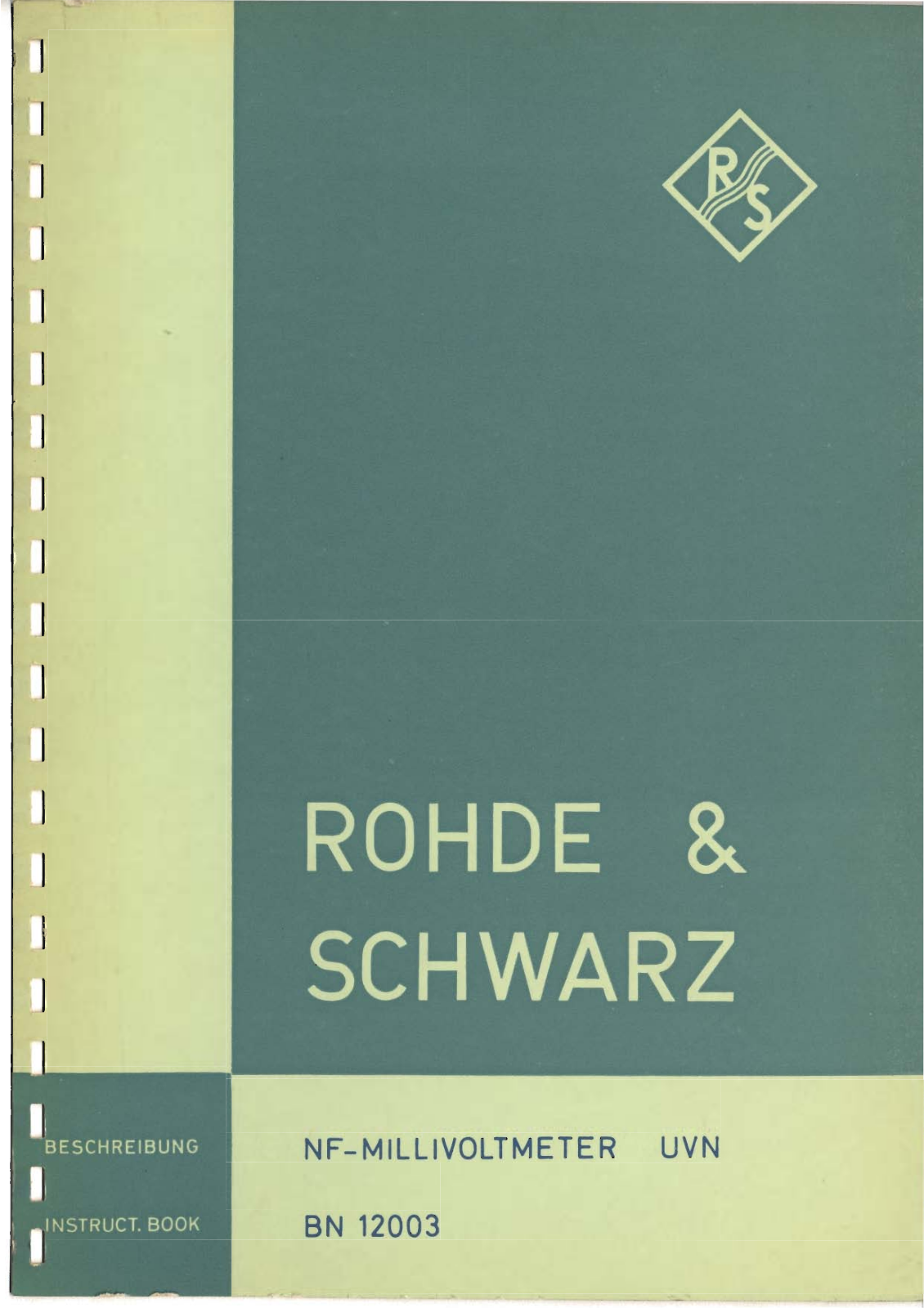 Rohde Schwarz uvn schematic