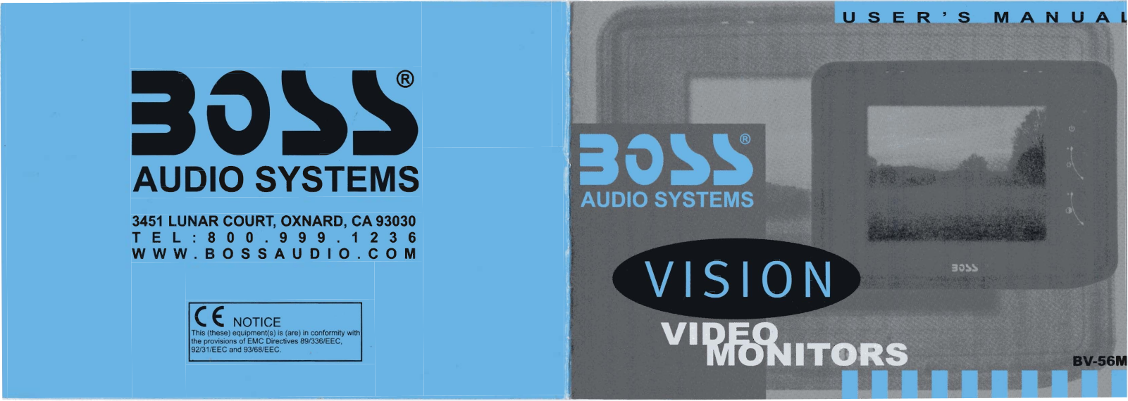 Boss Audio BV-56M Owner Manual