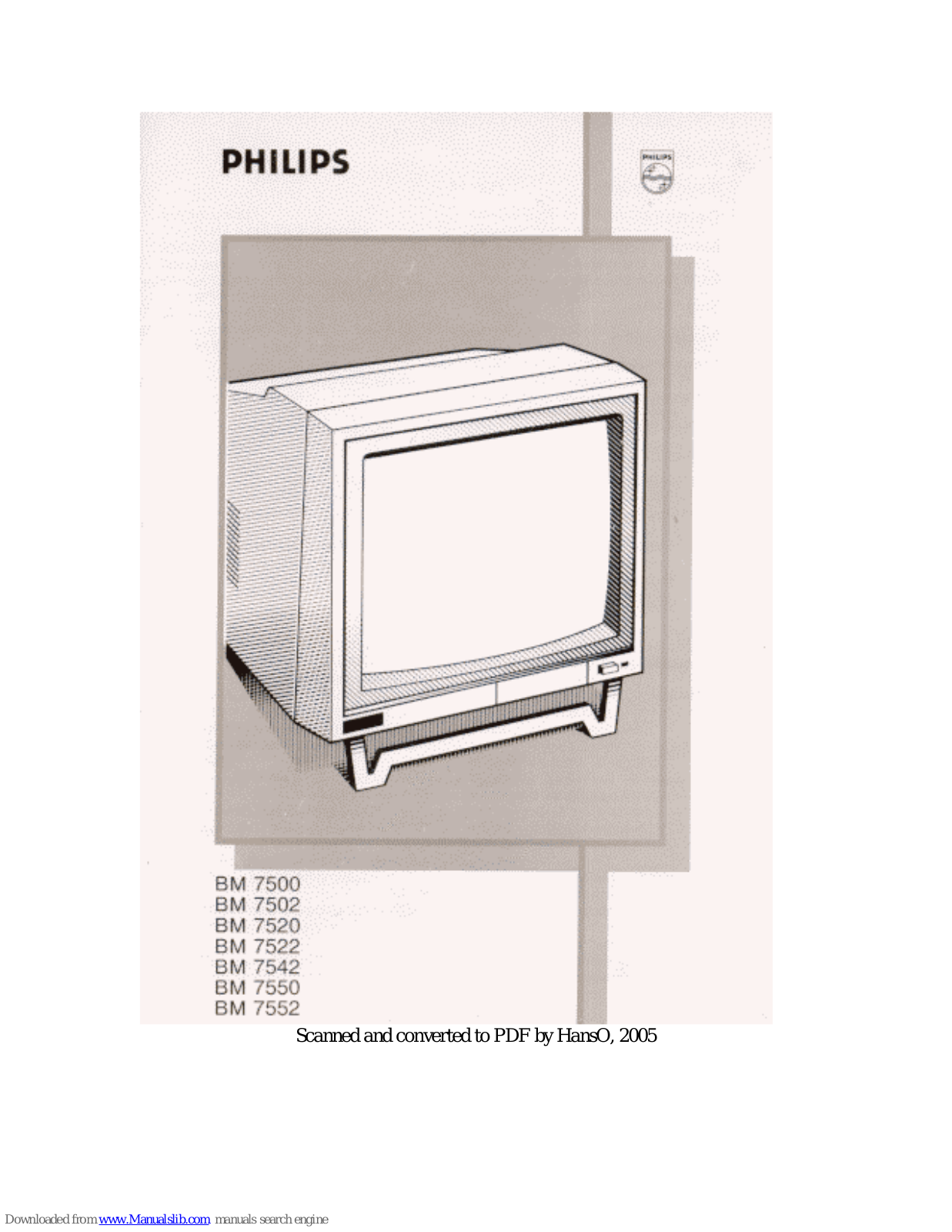 Philips BM 7500, BM 7502, BM 7522, BM 7520, BM 7542 Quick Manual - ManualMachine.com
