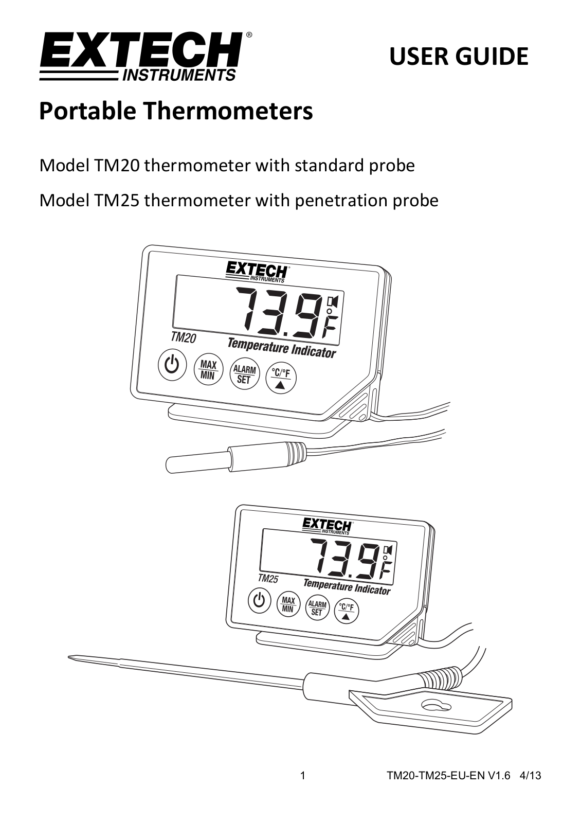 Extech TM25 User guide