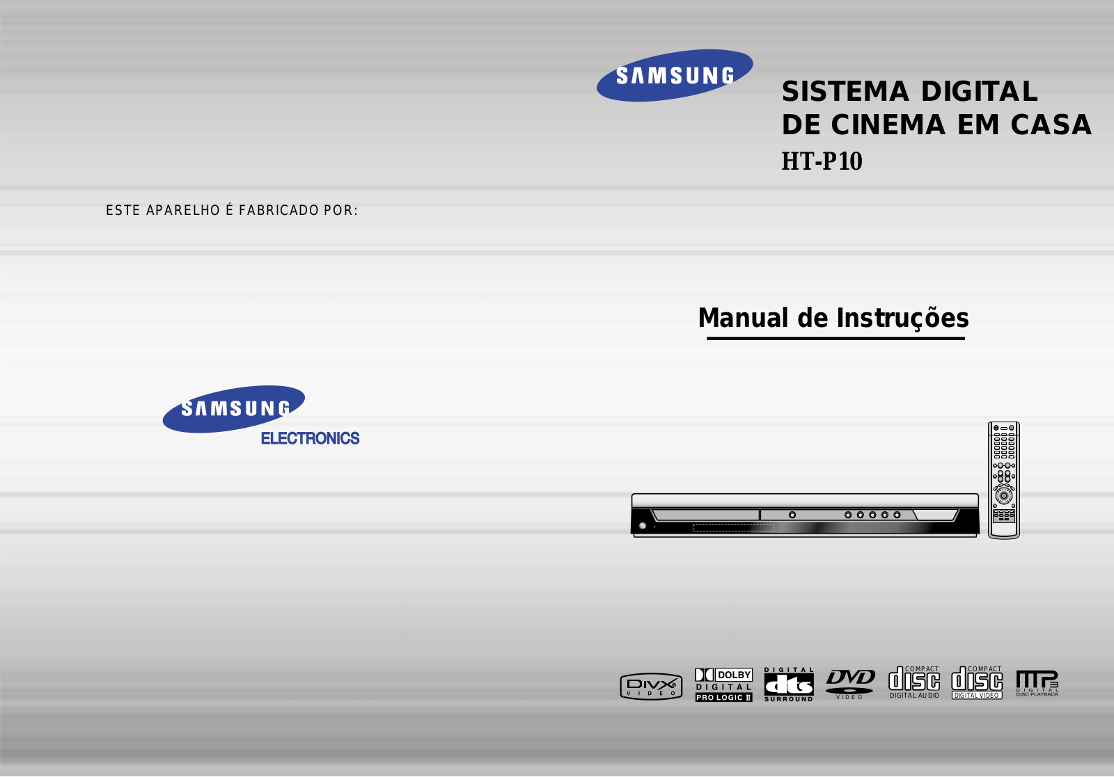 Samsung HT-P10, HT-TP12 User Manual