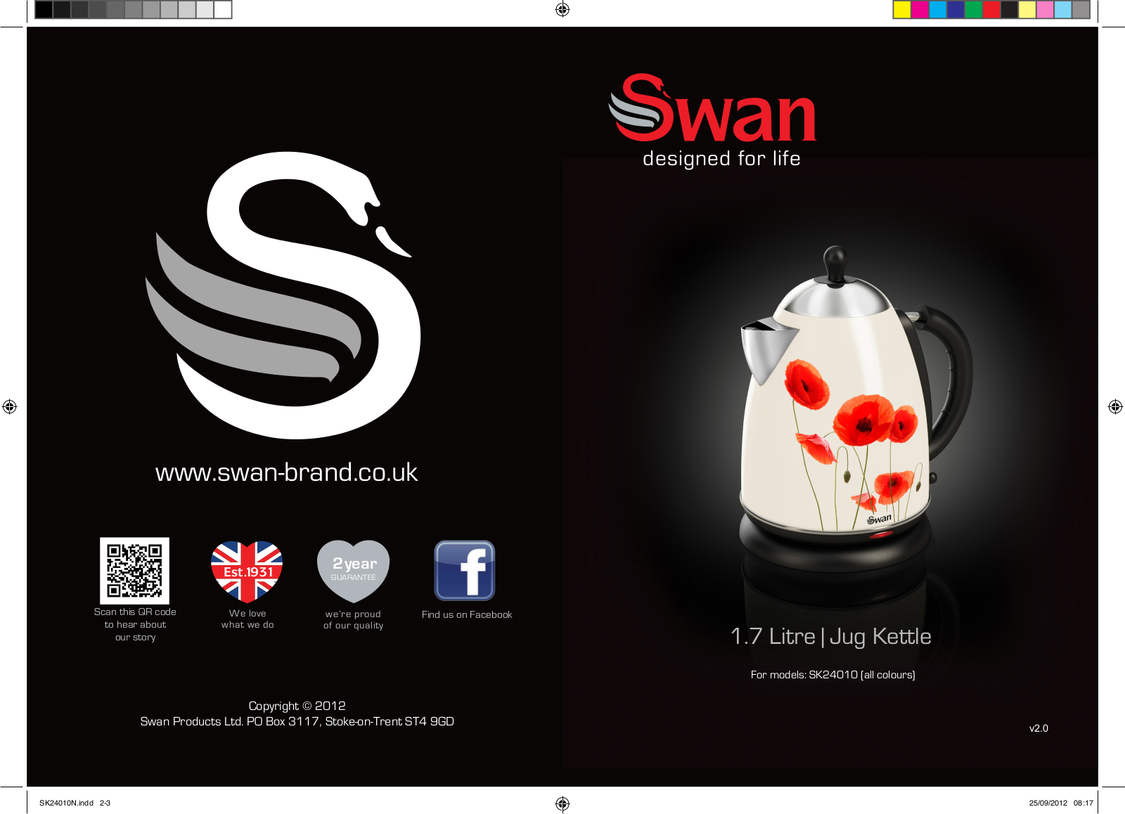 Swan SK24010POP Instruction manual