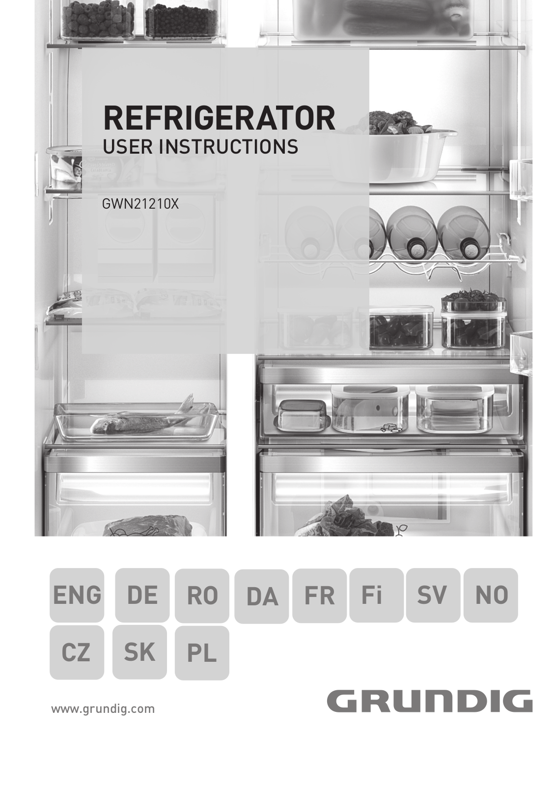 Grundig GWN 21210 X operation manual