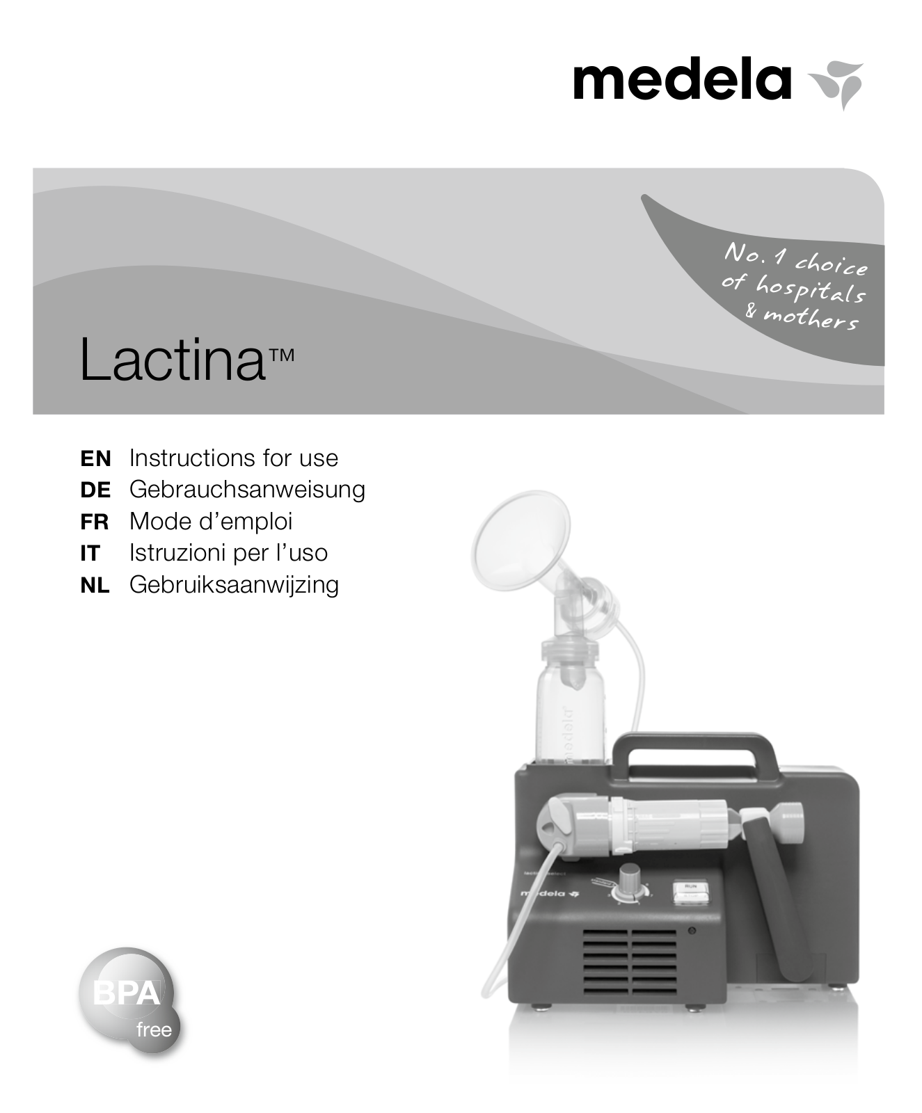 Medela Lactina User Manual