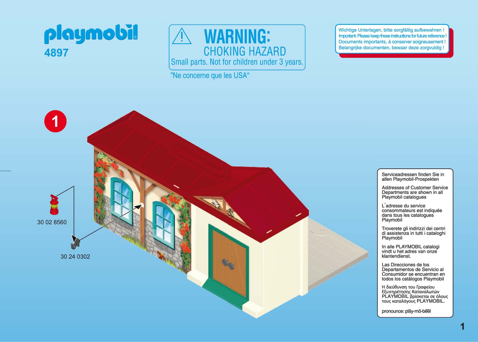 playmobil 4897 Instructions