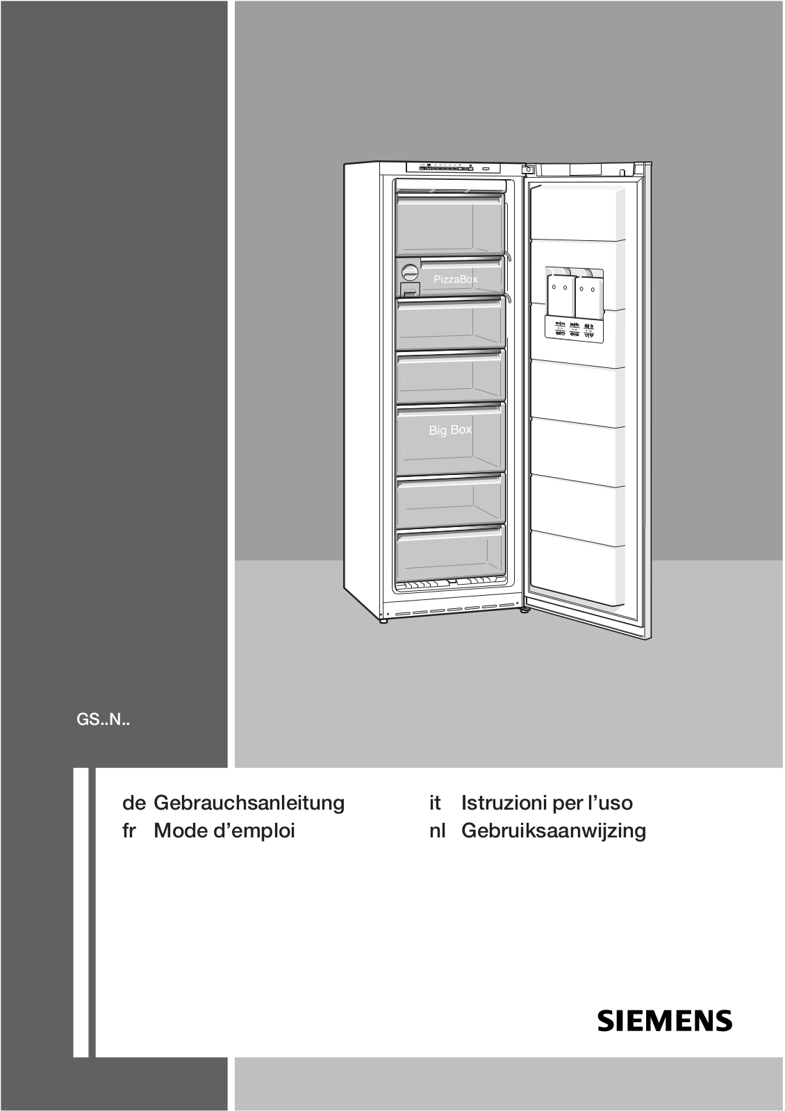 SIEMENS GS32NV73EU User Manual