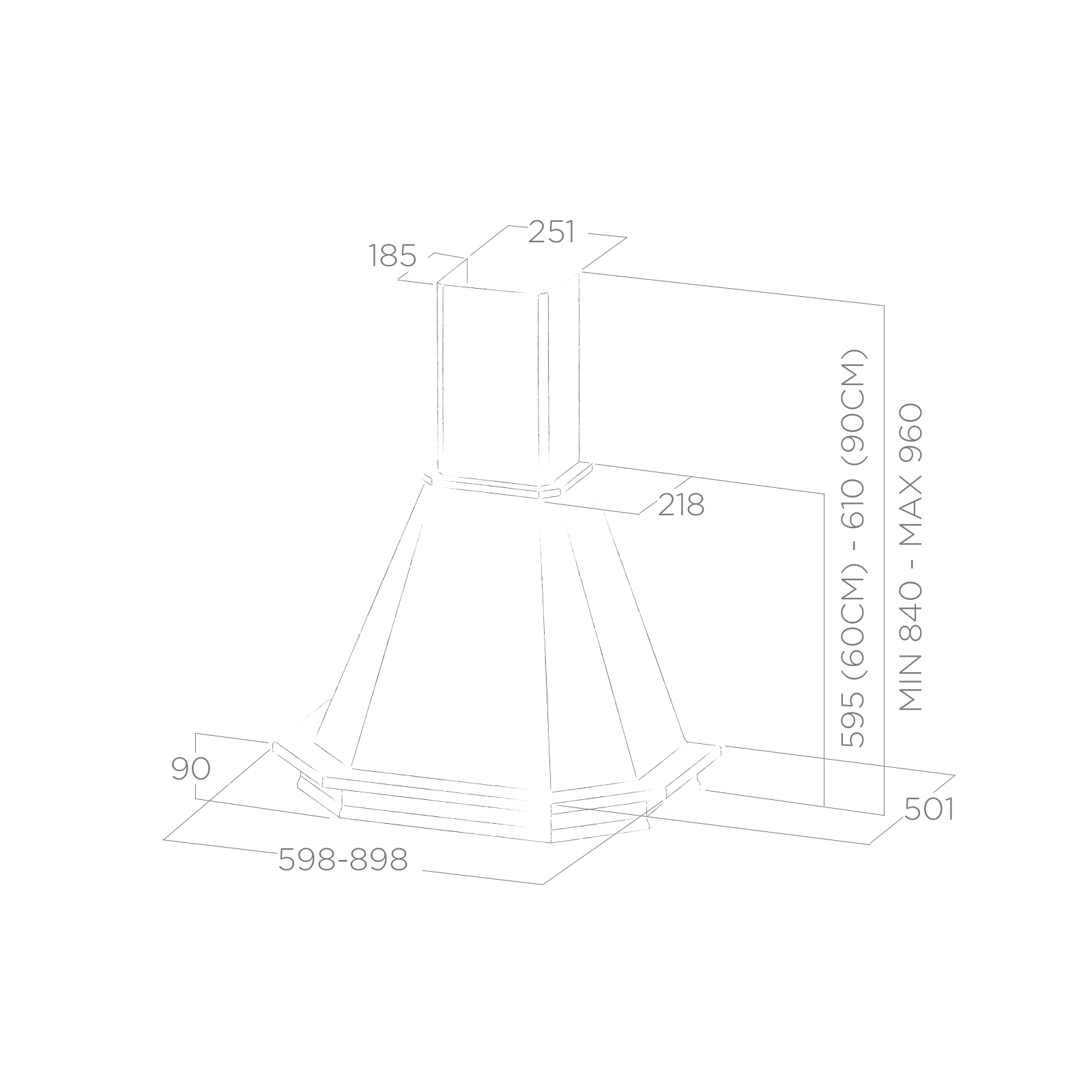 Elica EMERALD WH-A-60, EMERALD WH-A-90 User Manual