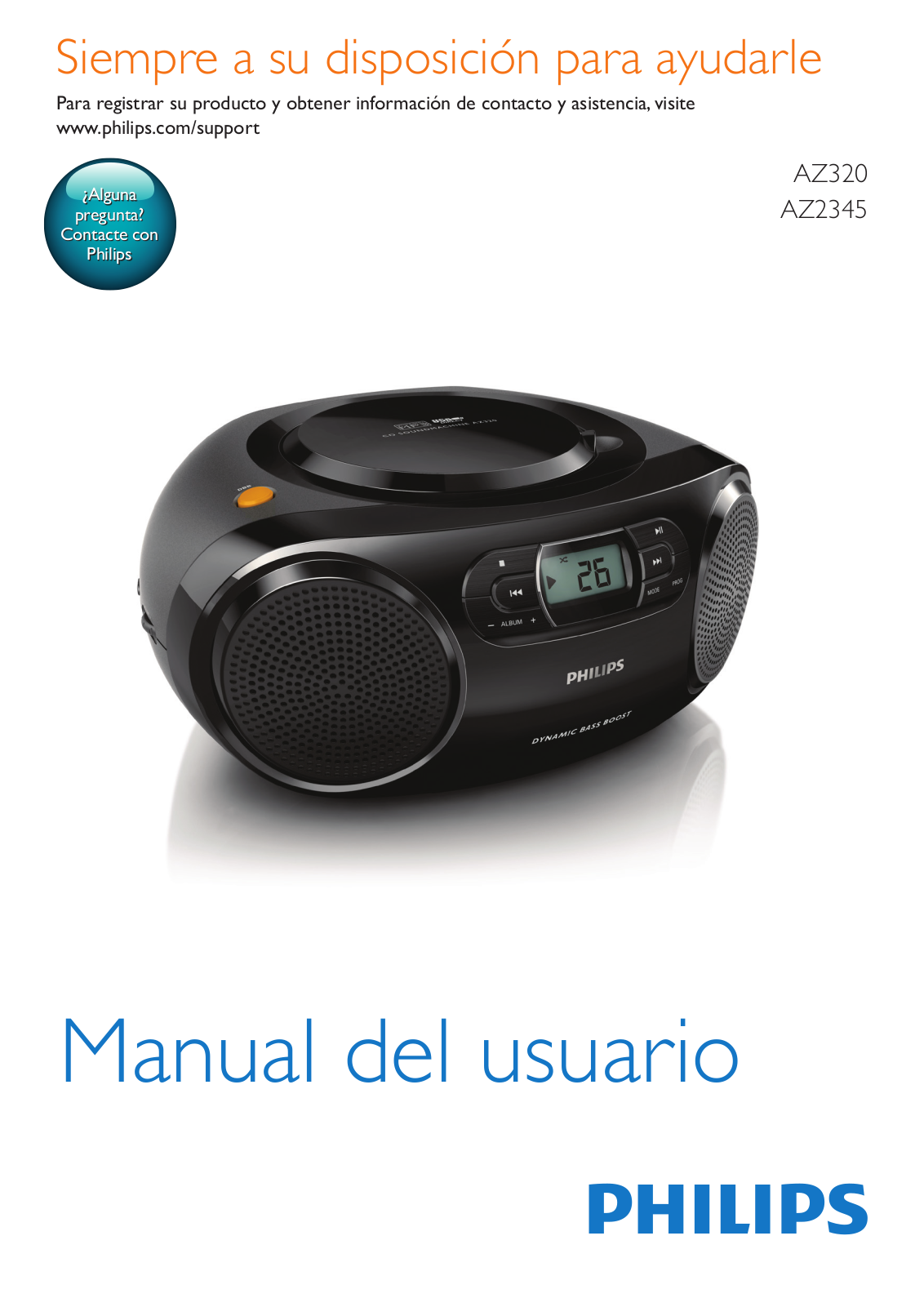 PHILIPS AZ320 User Manual