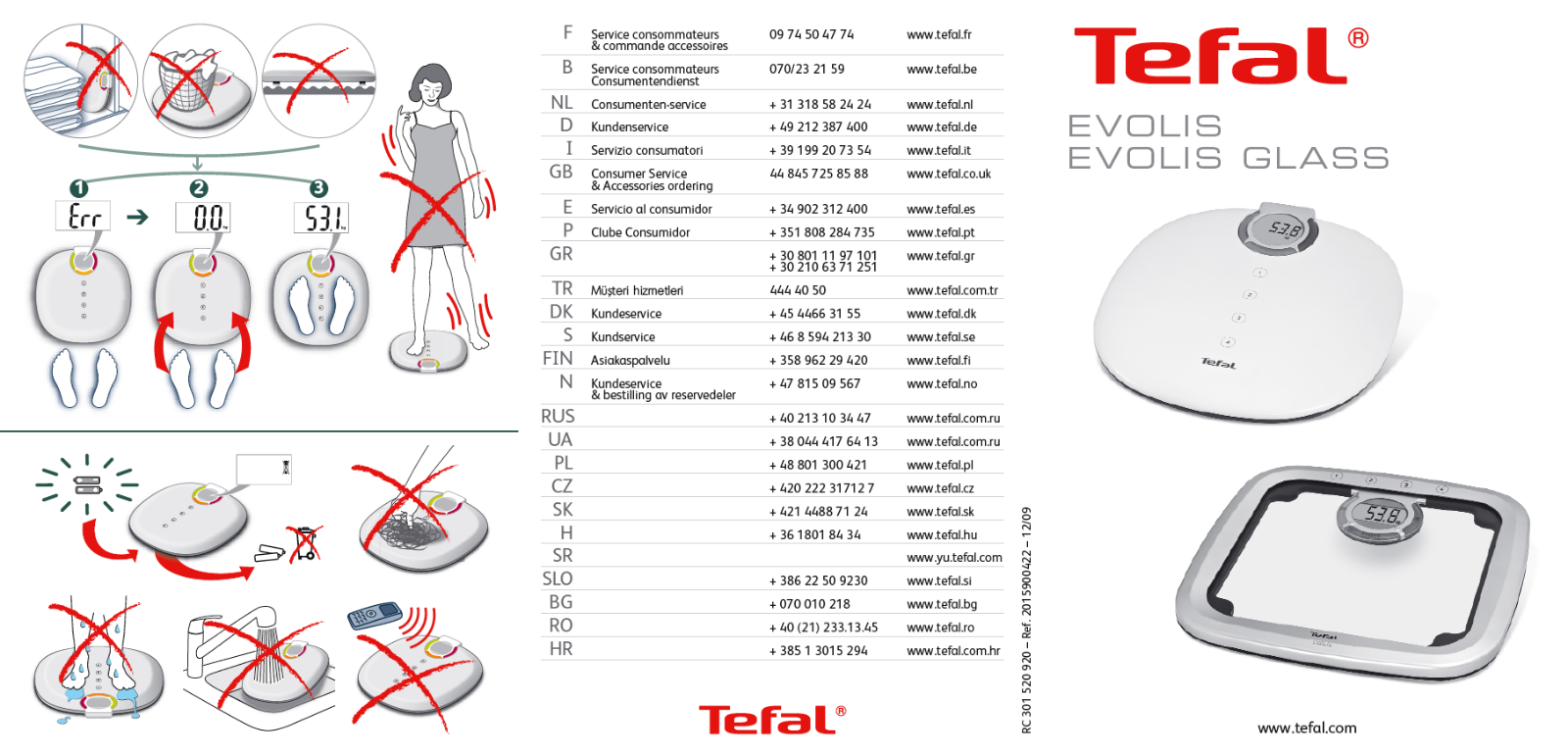 TEFAL PP4000A9, PP4000A2 Instruction Manual