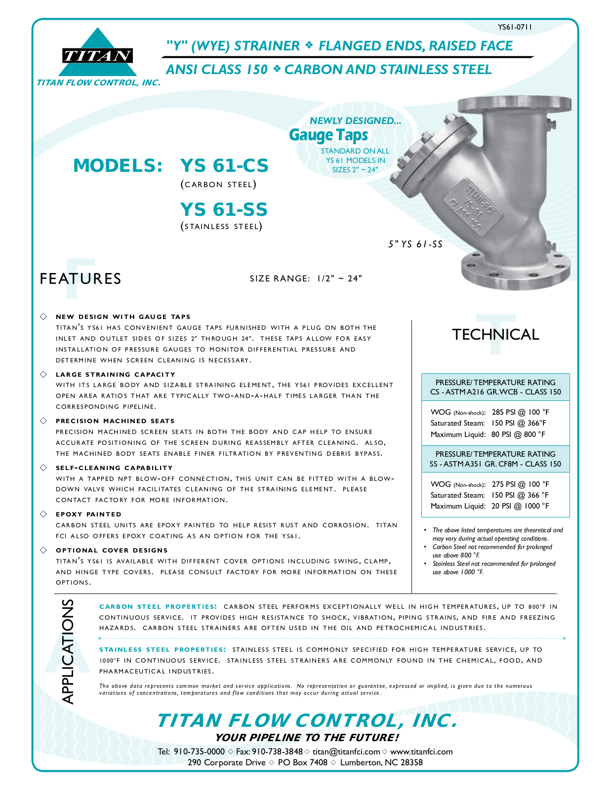Control Products YS61-CS User Manual - ManualMachine.com