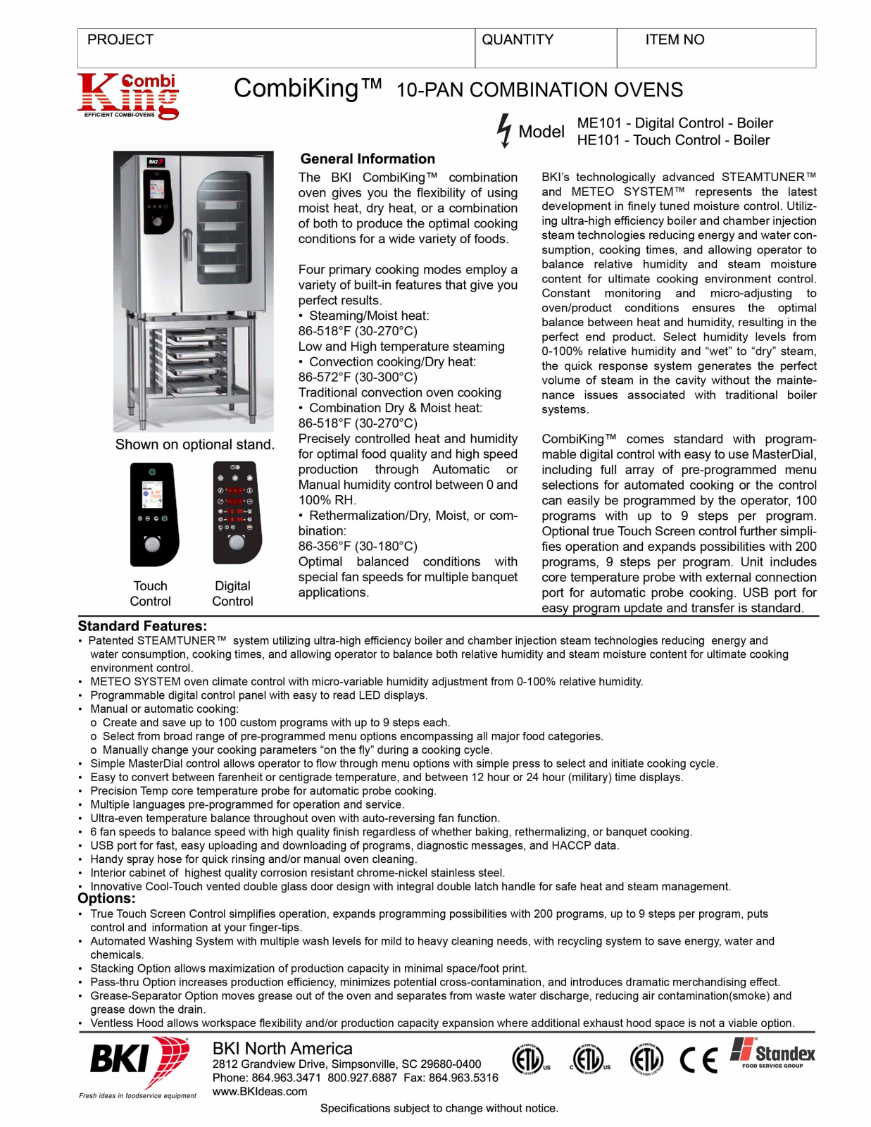 BKI HE101 User Manual - ManualMachine.com