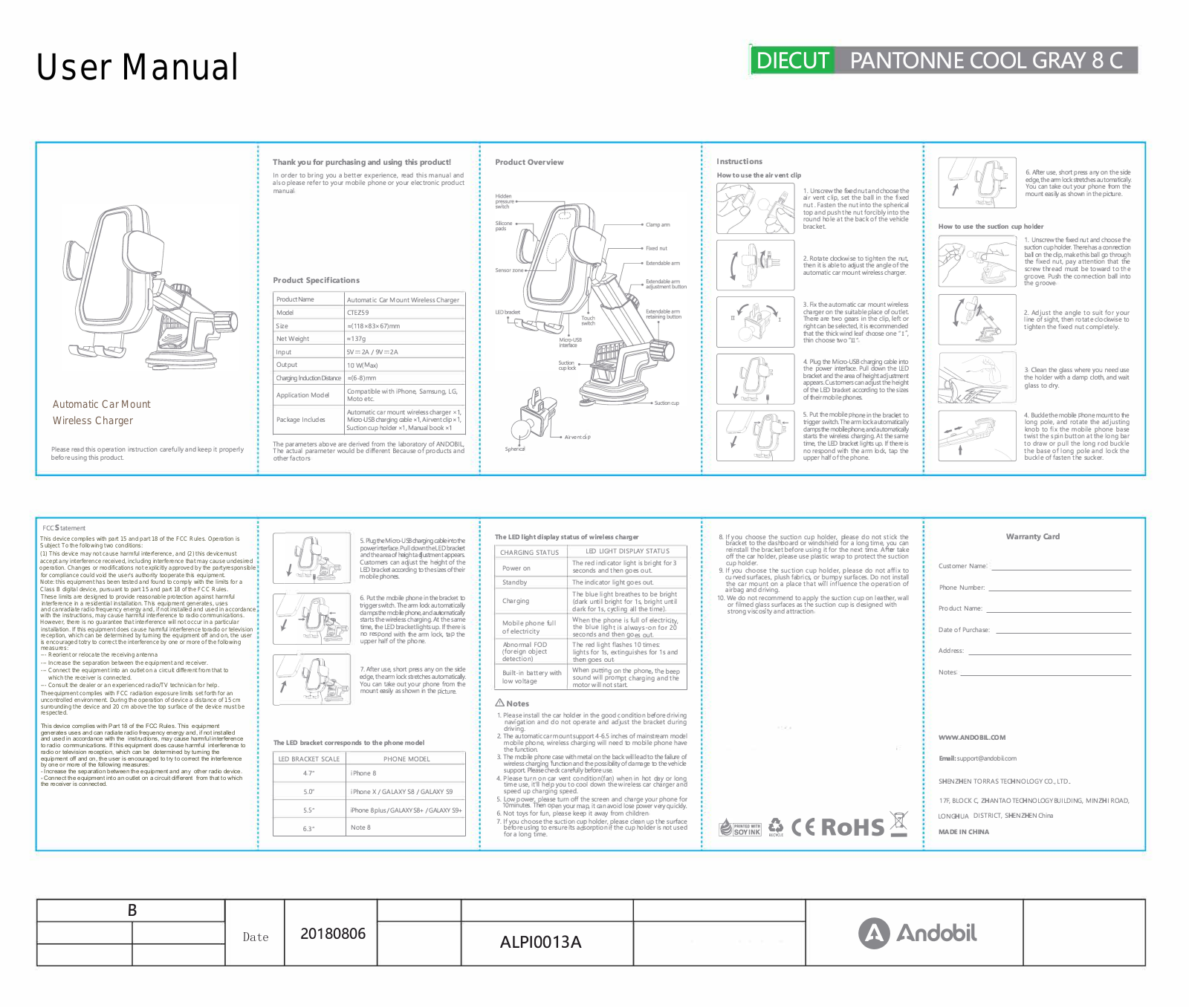 TORRAS TECHNOLOGY CTEZ59 User Manual