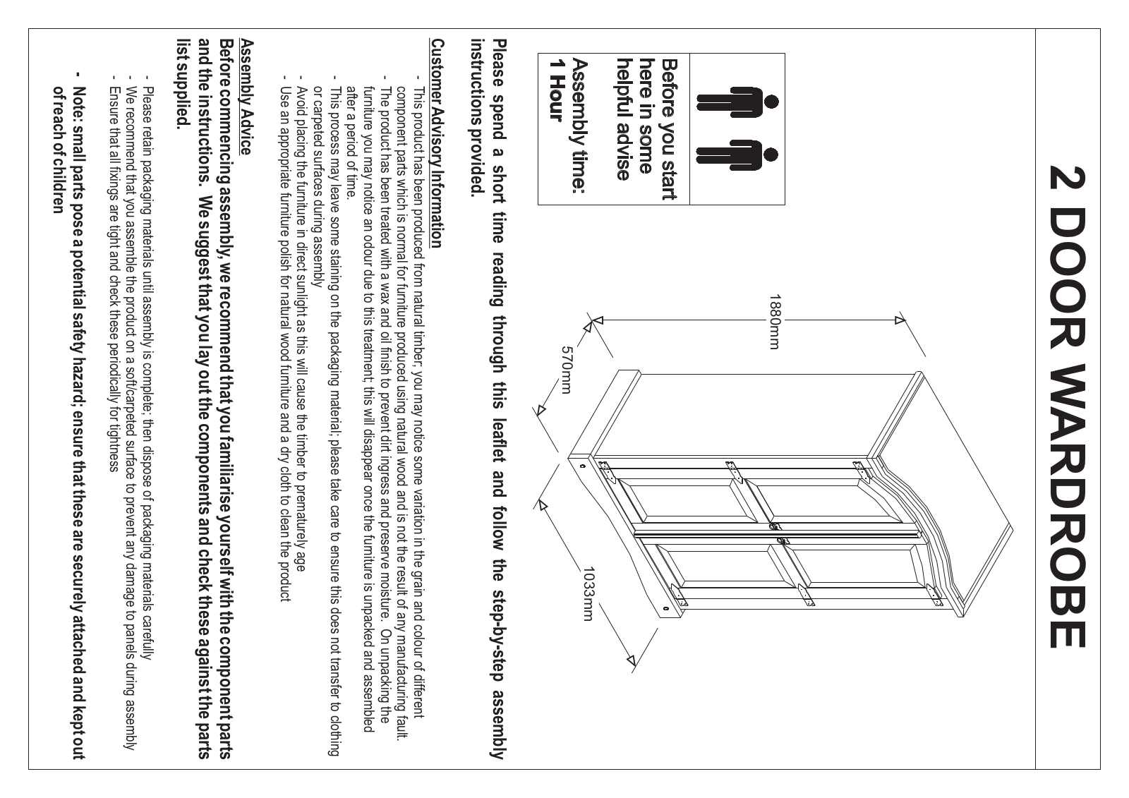 Argos 6431958 ASSEMBLY INSTRUCTIONS