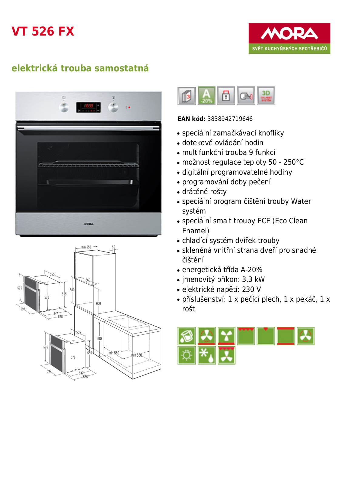 Mora VT 526 FX User Manual