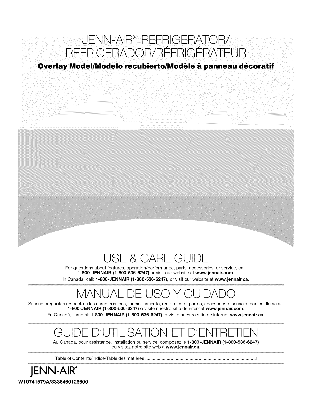 Jenn-Air JUR24FRECX00, JUR24FLECX00 Owner’s Manual