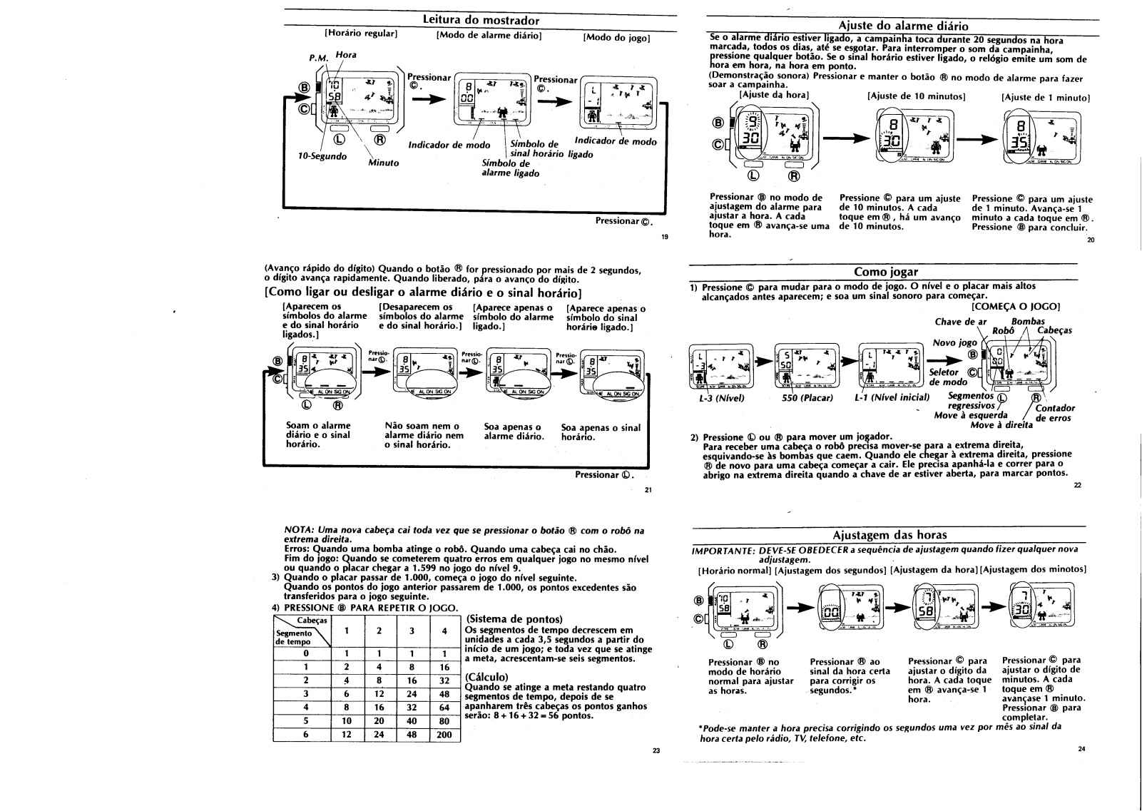 Casio QW-477 Instructions Manual