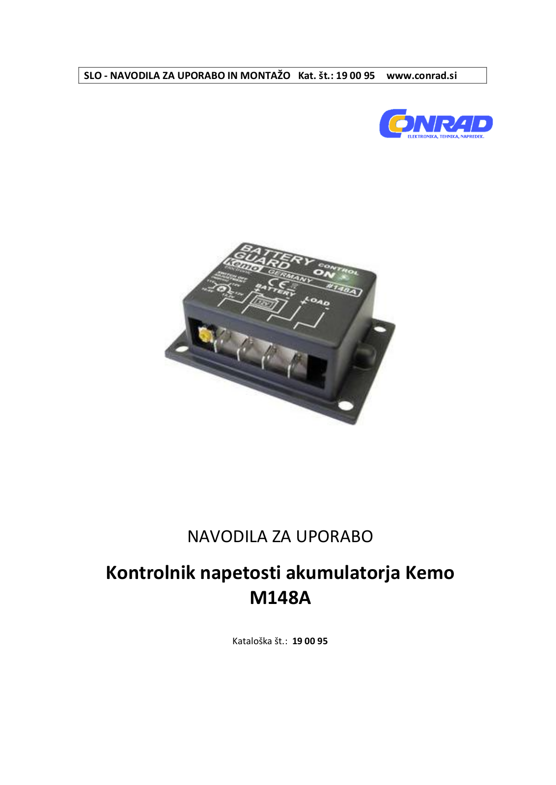 Kemo M148A User guide