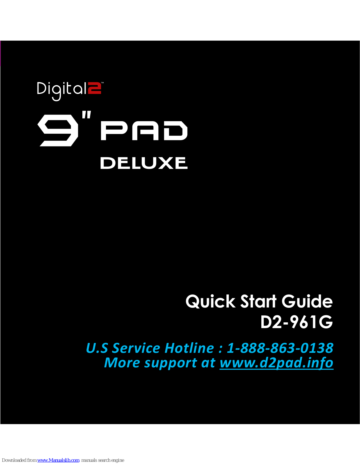 Digital2 D2-961G Quick Start Manual - ManualMachine.com