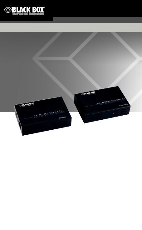Black Box VX-HDMI-TP-100M User Manual