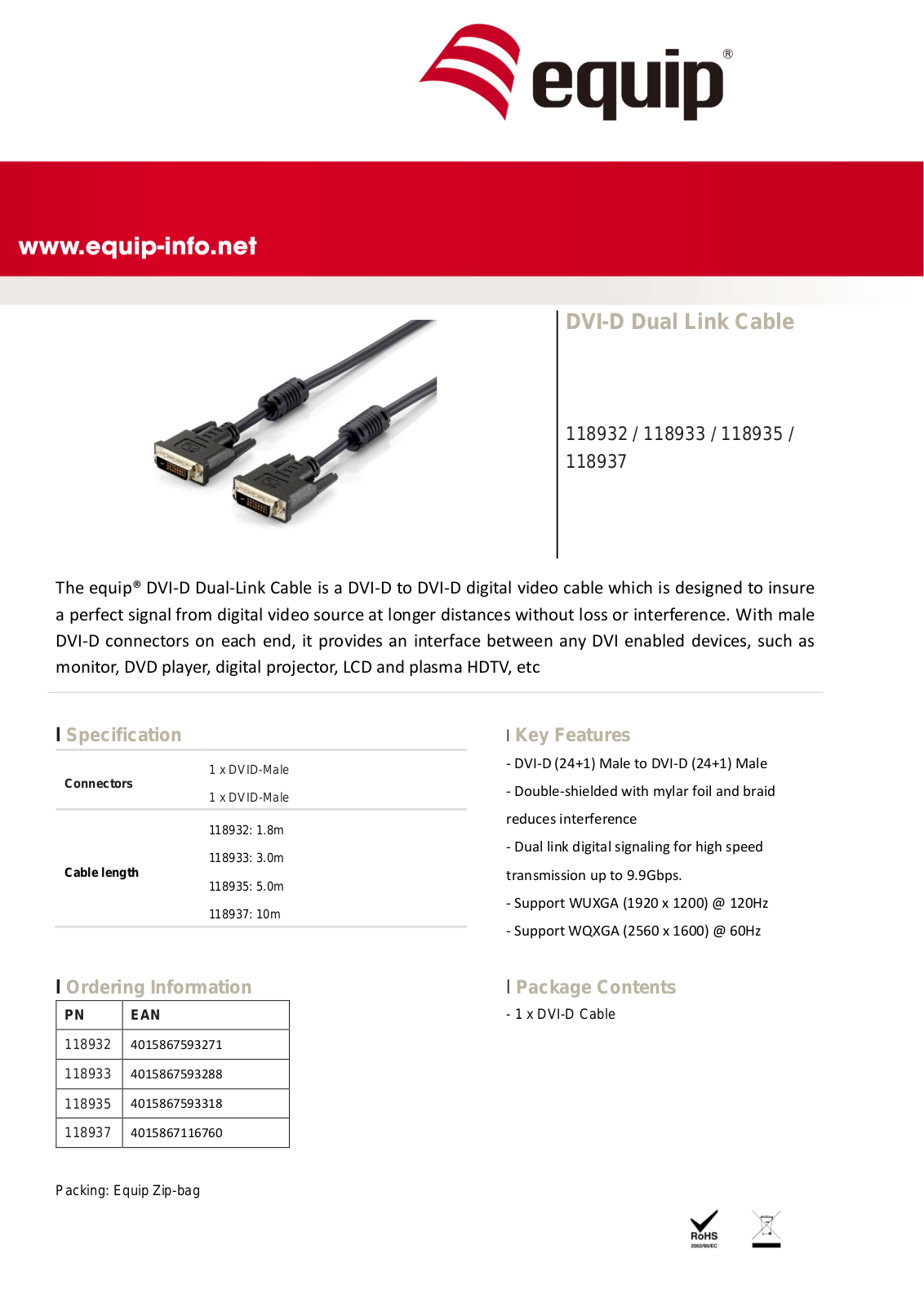 equip 118937, 118932, 118933, 118935 User guide - ManualMachine.com