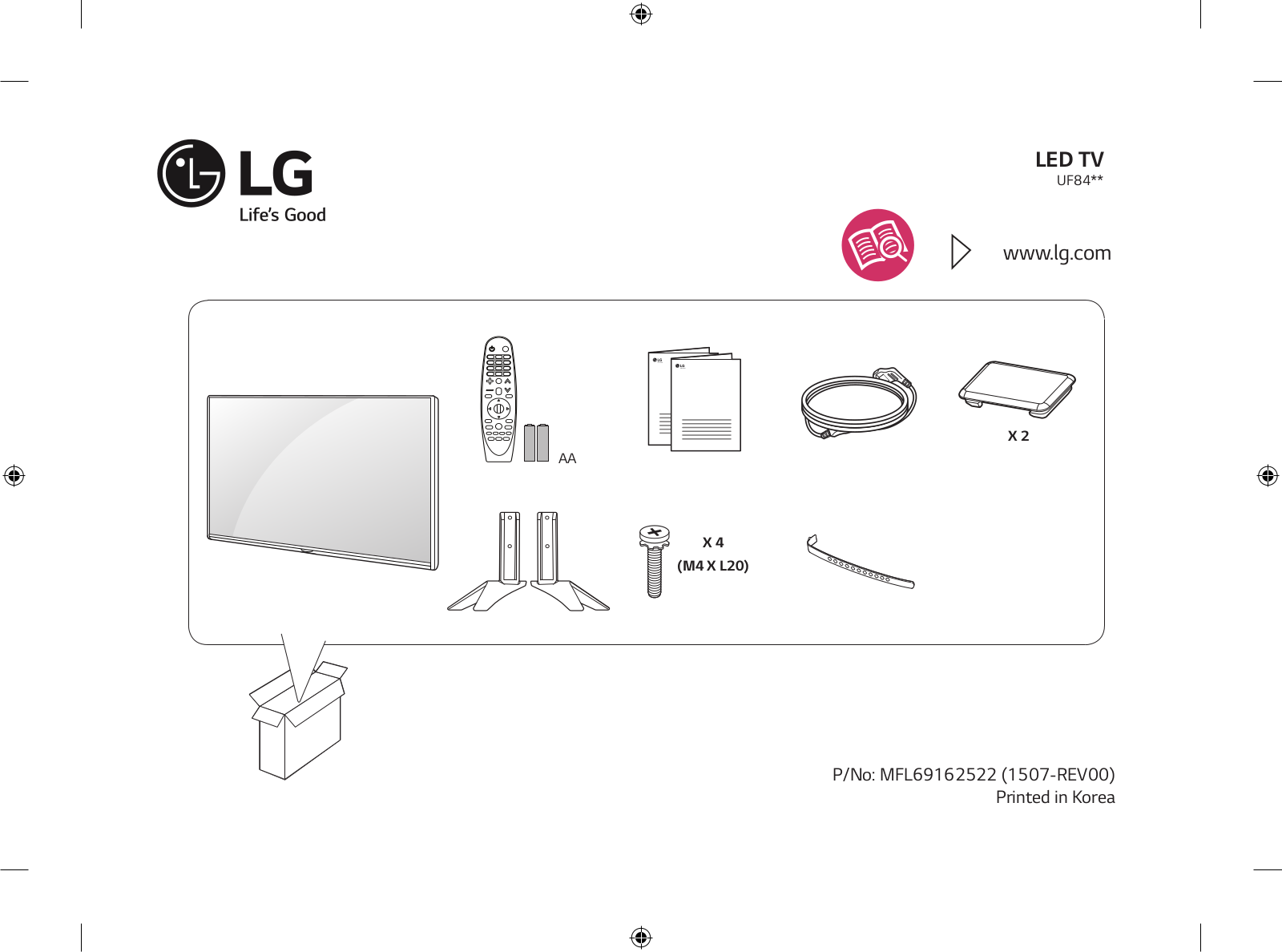 LG 55UF840T Owner’s Manual