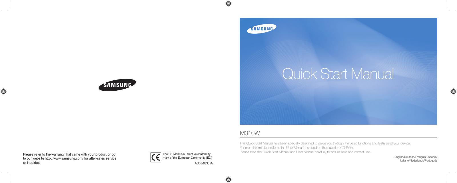 Samsung M310W User Manual