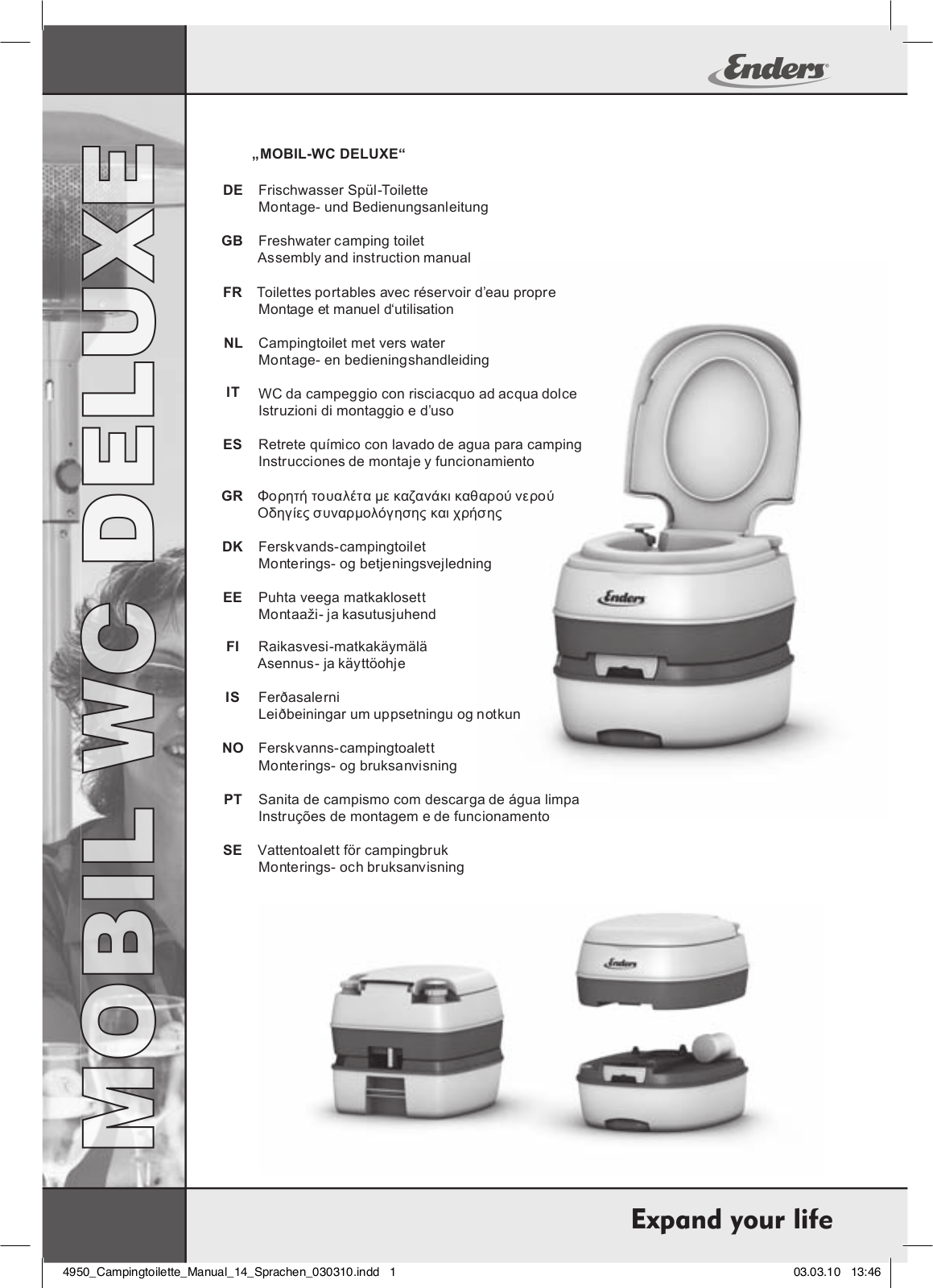 Enders Mobil WC Deluxe User Manual