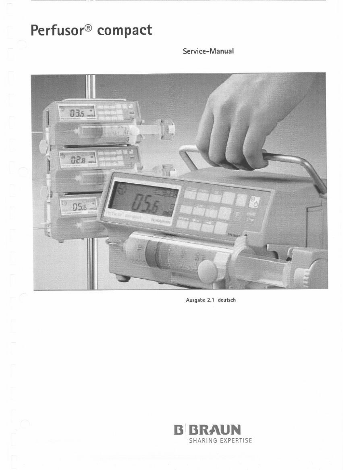 B Braun Perfusor Compact User manual