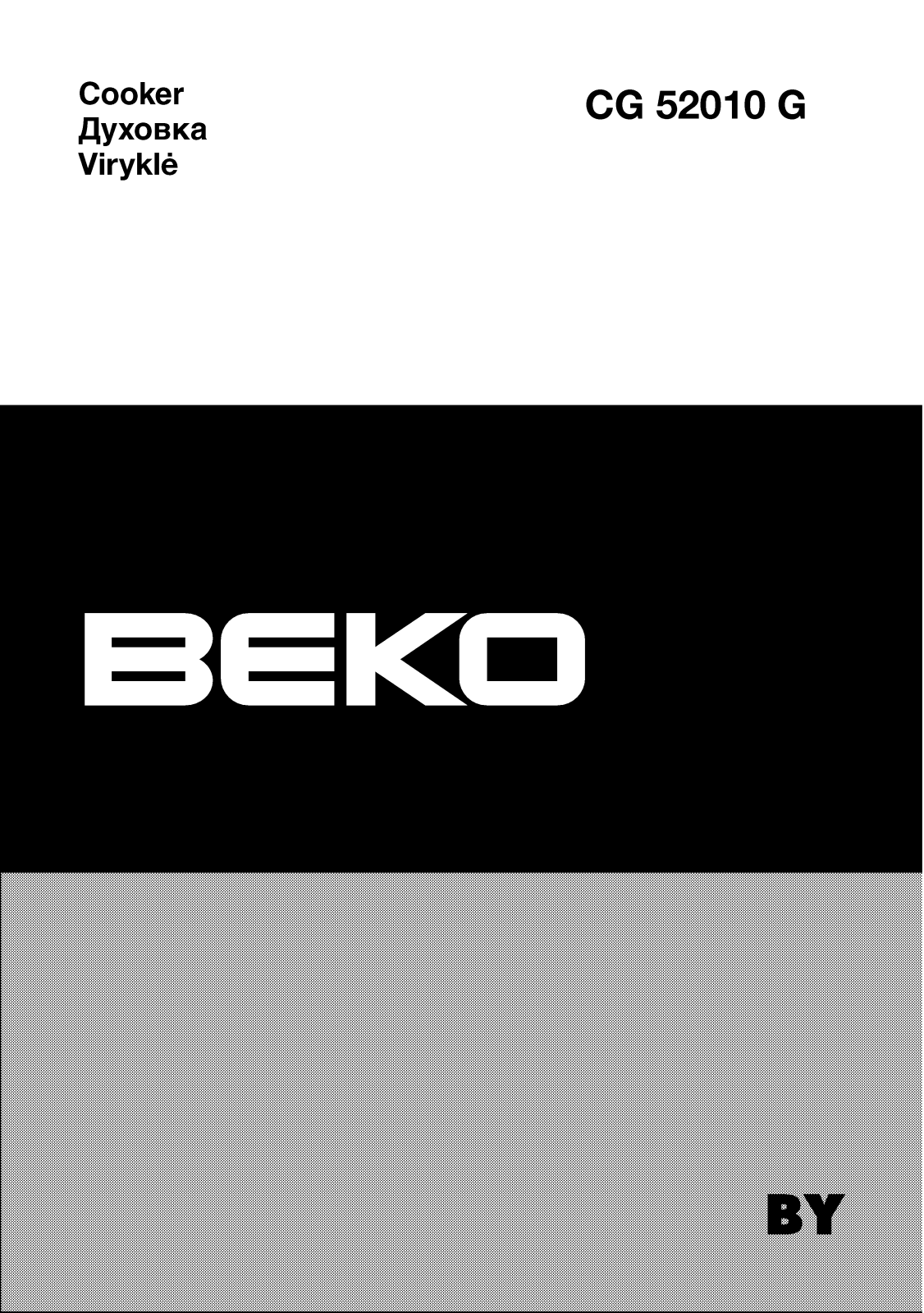 Beko CG52010G User manual