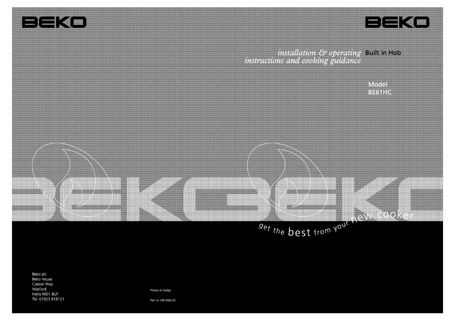 Beko BE61HC User Manual