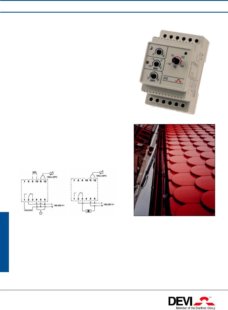 Danfoss devireg 316 Fact sheet