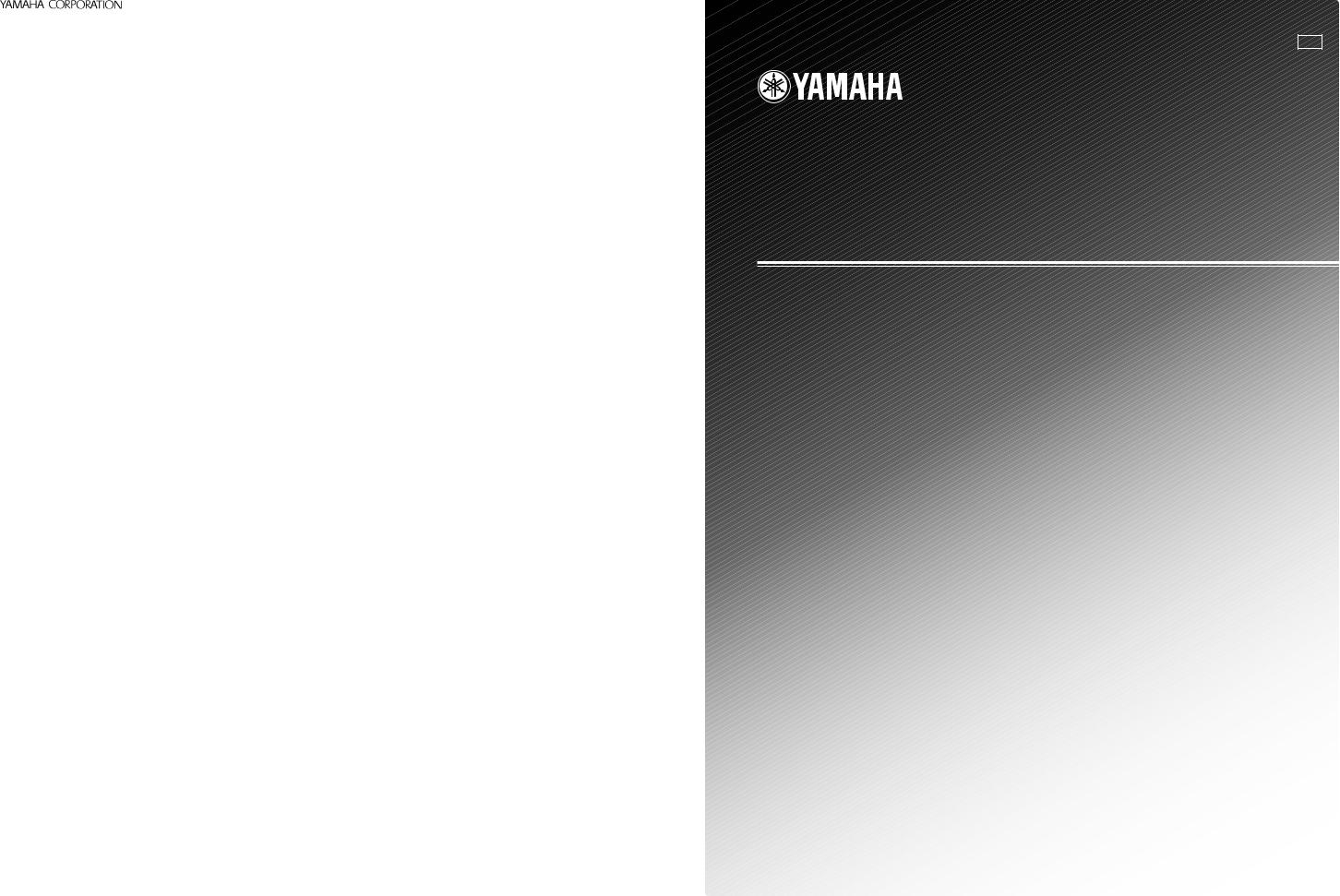 Yamaha DSP-AX3200 User Manual