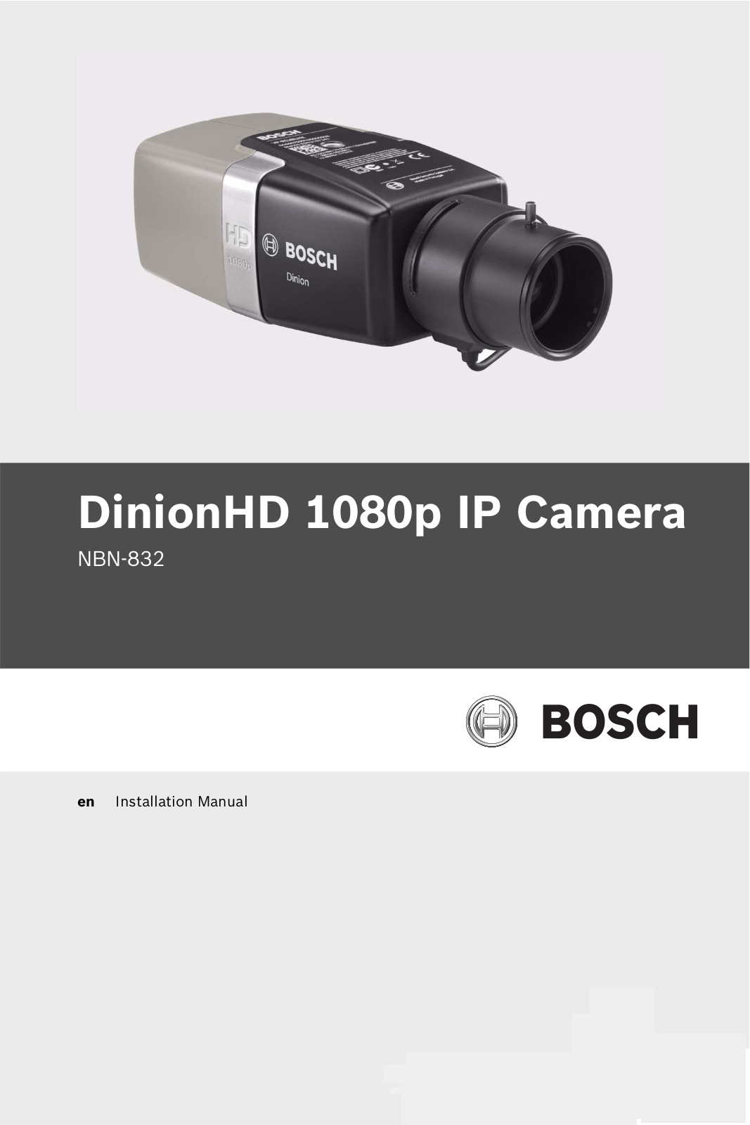 Bosch NBN-832-18W User Manual