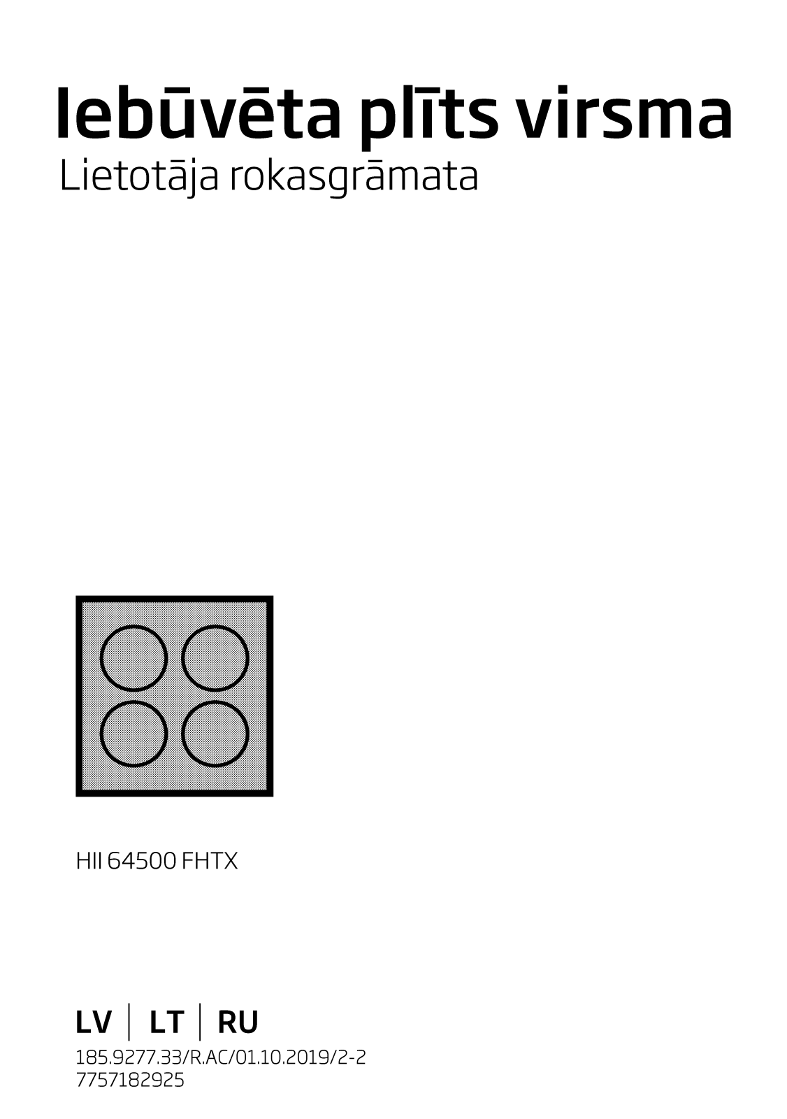 Beko HII 64500 FHTX User Manual
