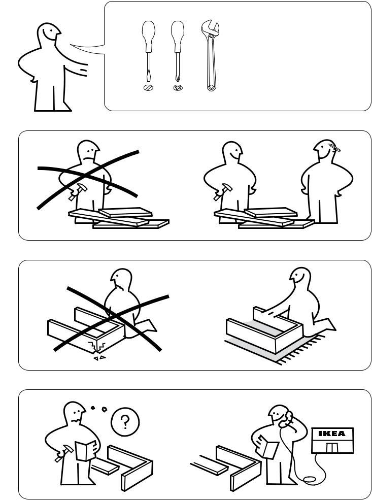 IKEA ÖVRE bed frame User Manual