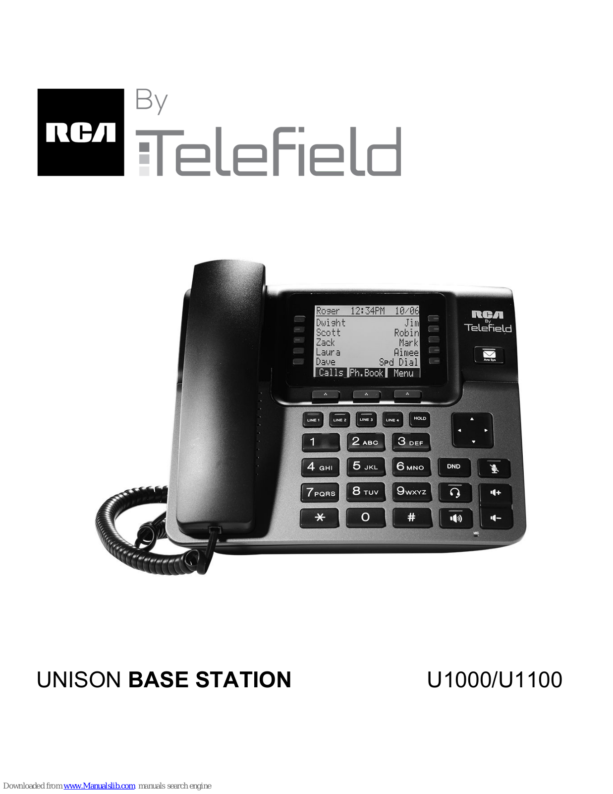 RCA U1000, U1100, UNISON U1200 User Manual