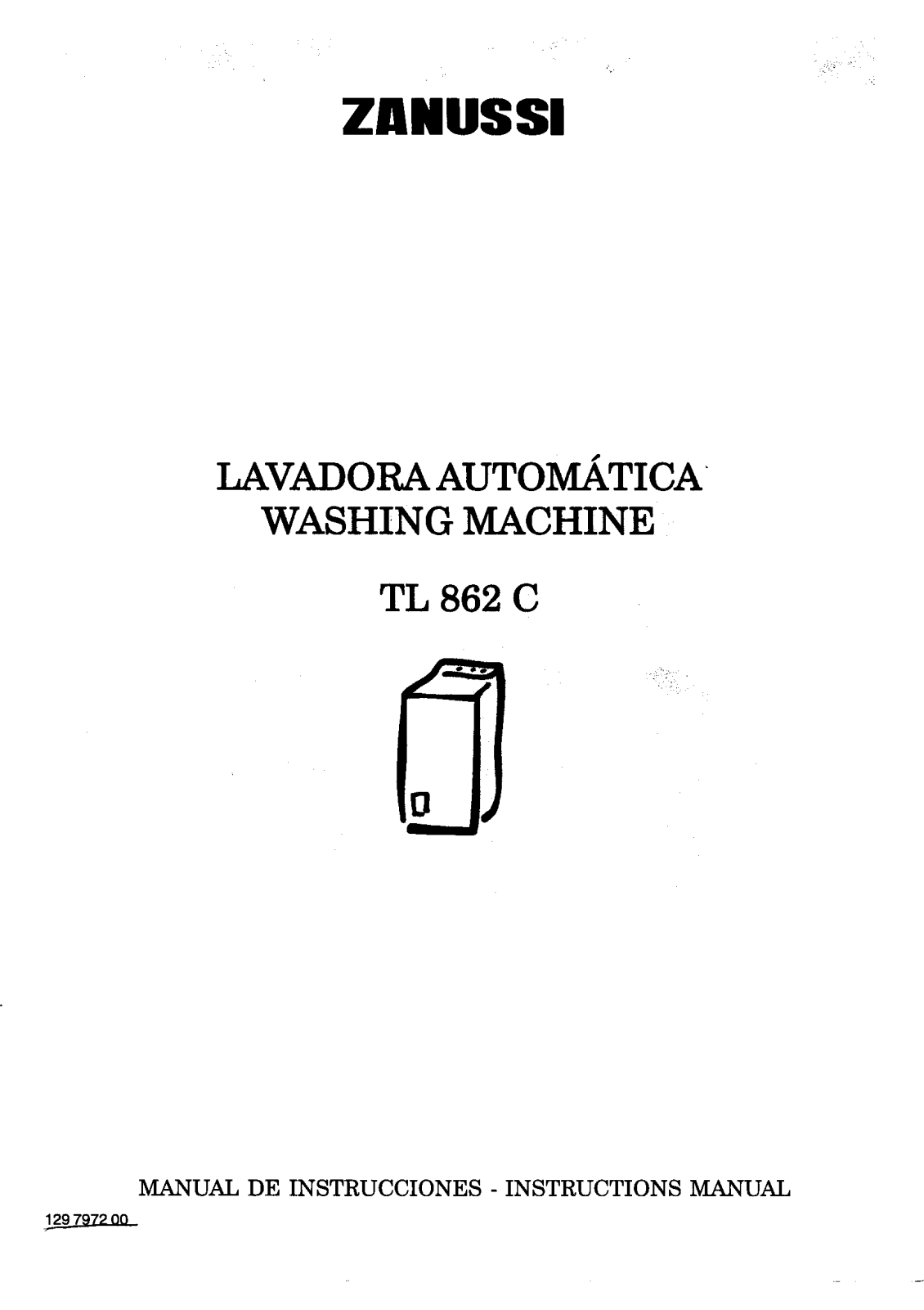 Zanussi TL862C User Manual