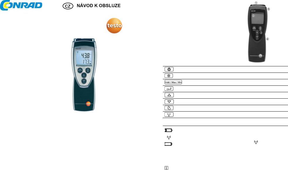 testo 625 User guide